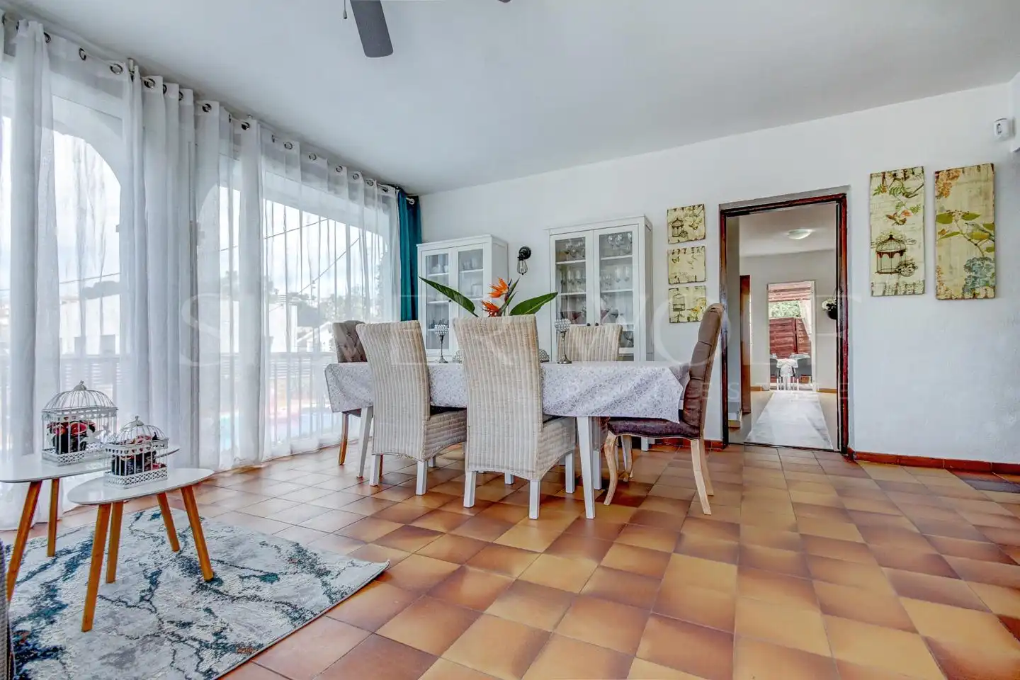 Esszimmer von Haus oder Chalet zum Verkauf in Cunit mit Klimaanlage, Heizung und Privatgarten