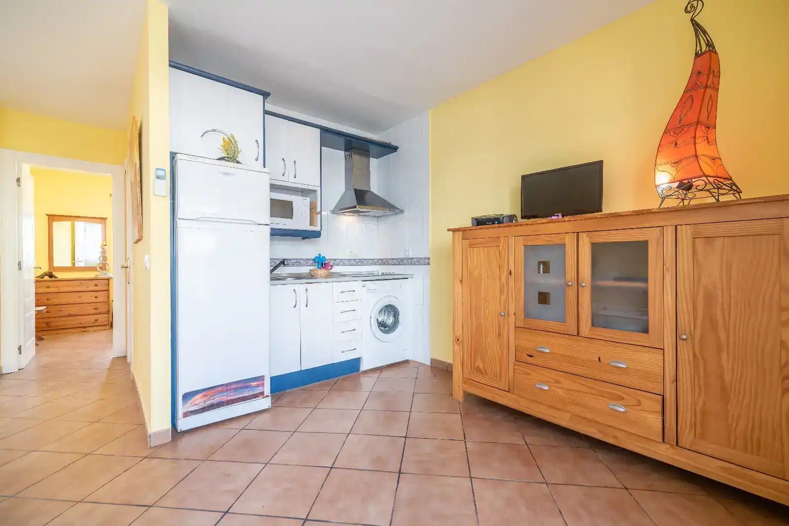 Küche von Wohnung zur Miete in Níjar mit Klimaanlage, Privatgarten und Möbliert