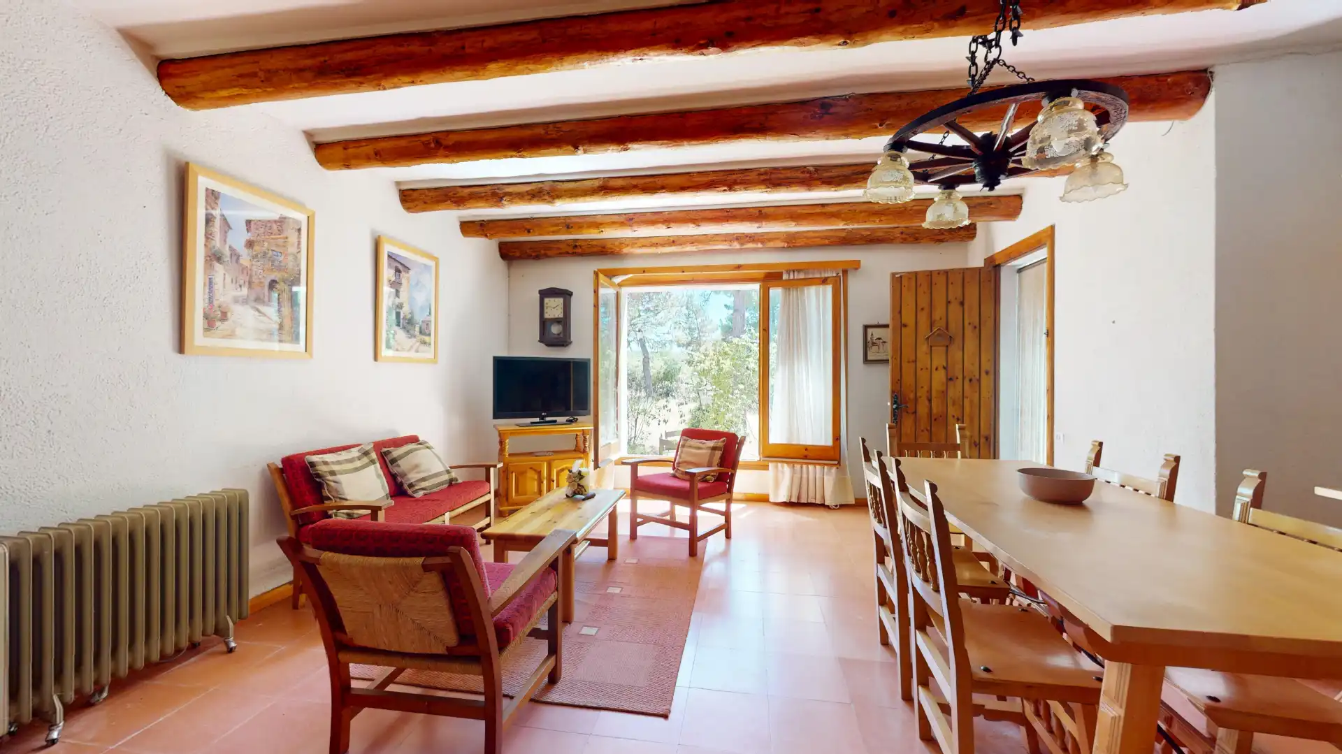 Sala de estar de Casa o chalet en venta en Prades con Calefacción, Jardín privado y Terraza