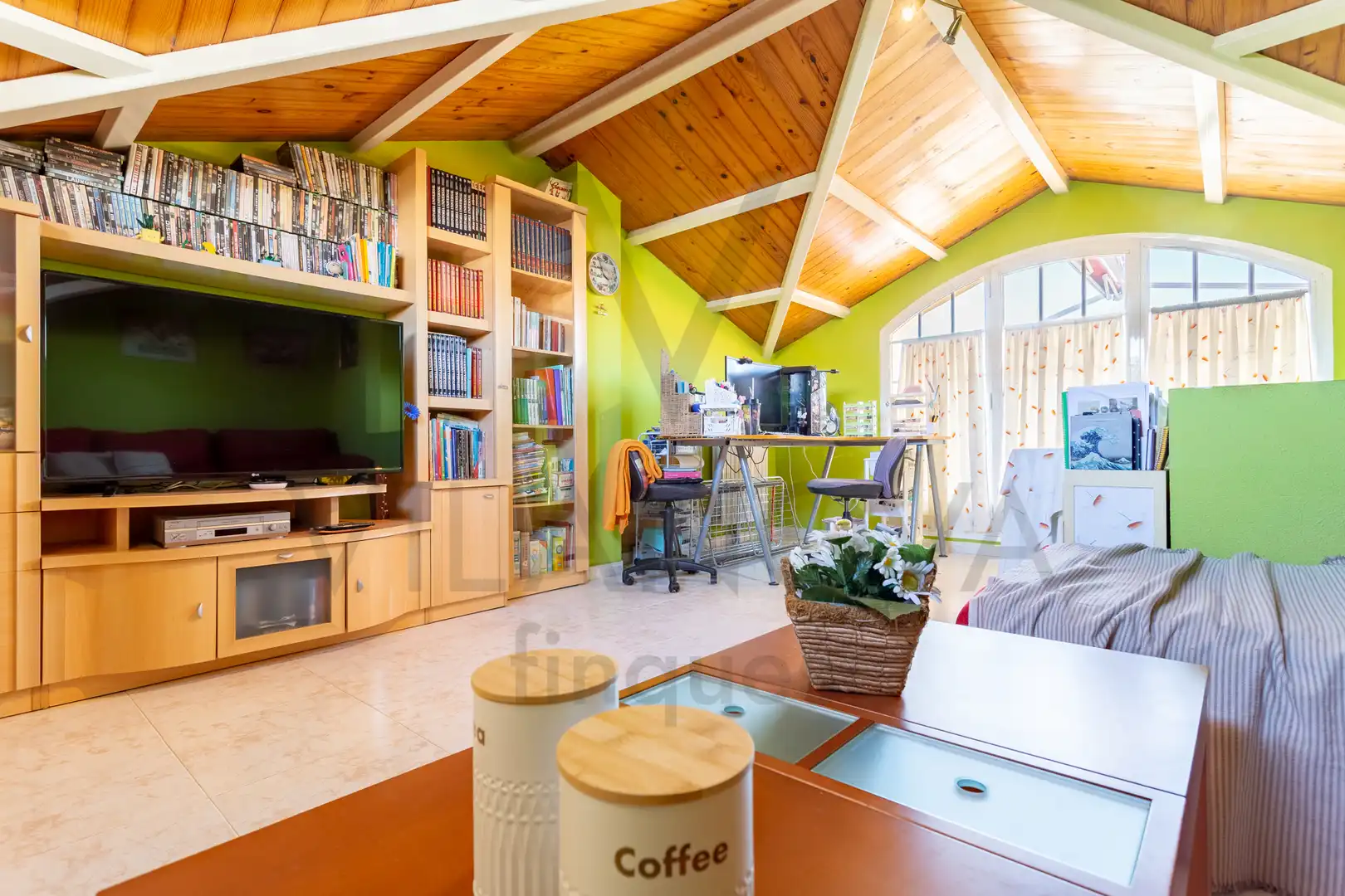 Wohnzimmer von Einfamilien-Reihenhaus zum Verkauf in Reus mit Heizung, Privatgarten und Terrasse