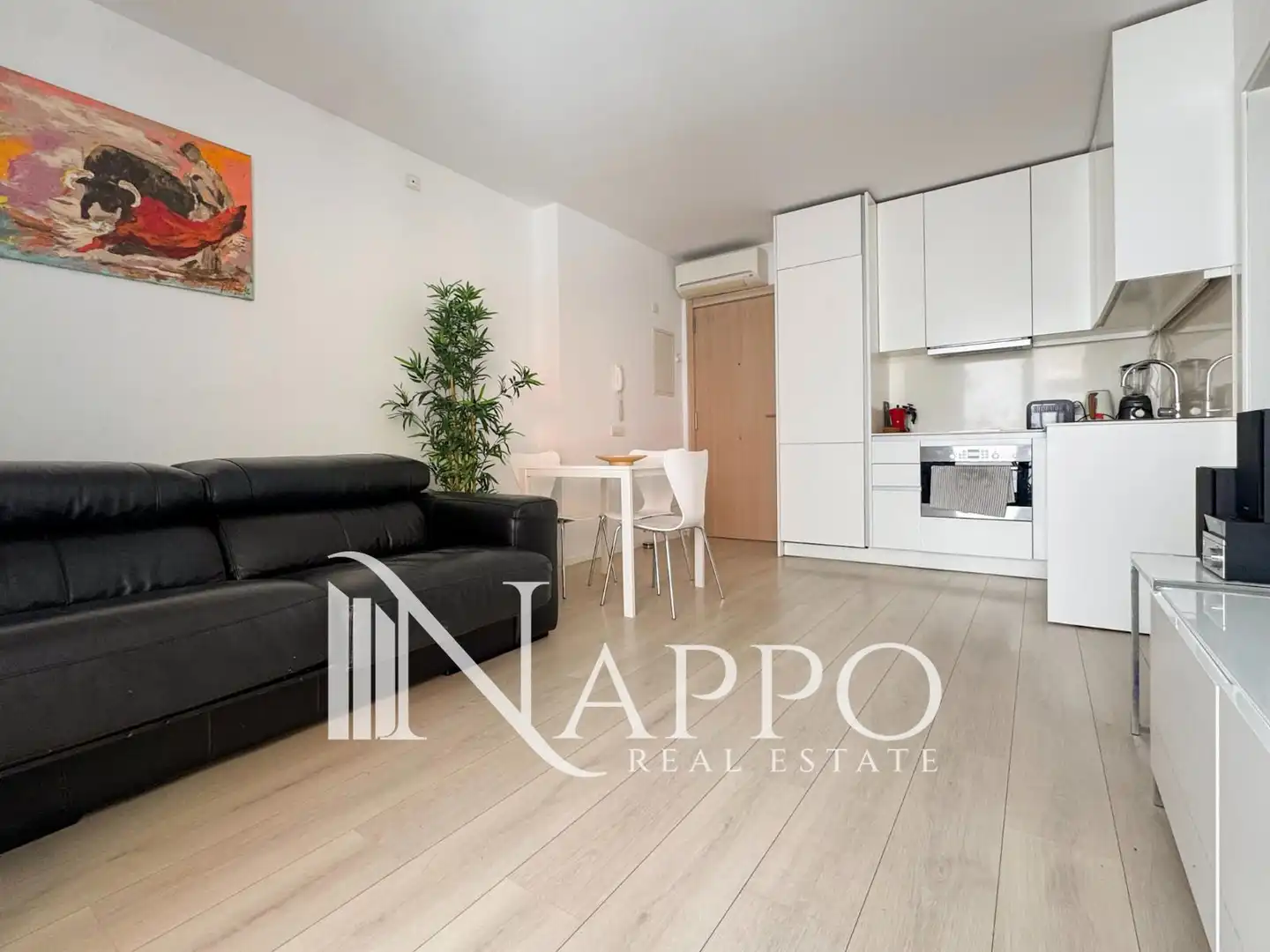 Wohnzimmer von Wohnung zur Miete in  Palma de Mallorca mit Klimaanlage, Terrasse und Möbliert