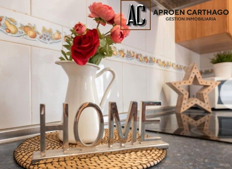Kitchen of Single-family semi-detached for sale in Cartagena  with Furnished, Oven and Washing machine