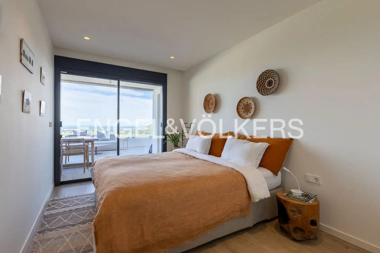 Bedroom of Flat for sale in Pedreguer  with Air Conditioner, Heating and Private garden