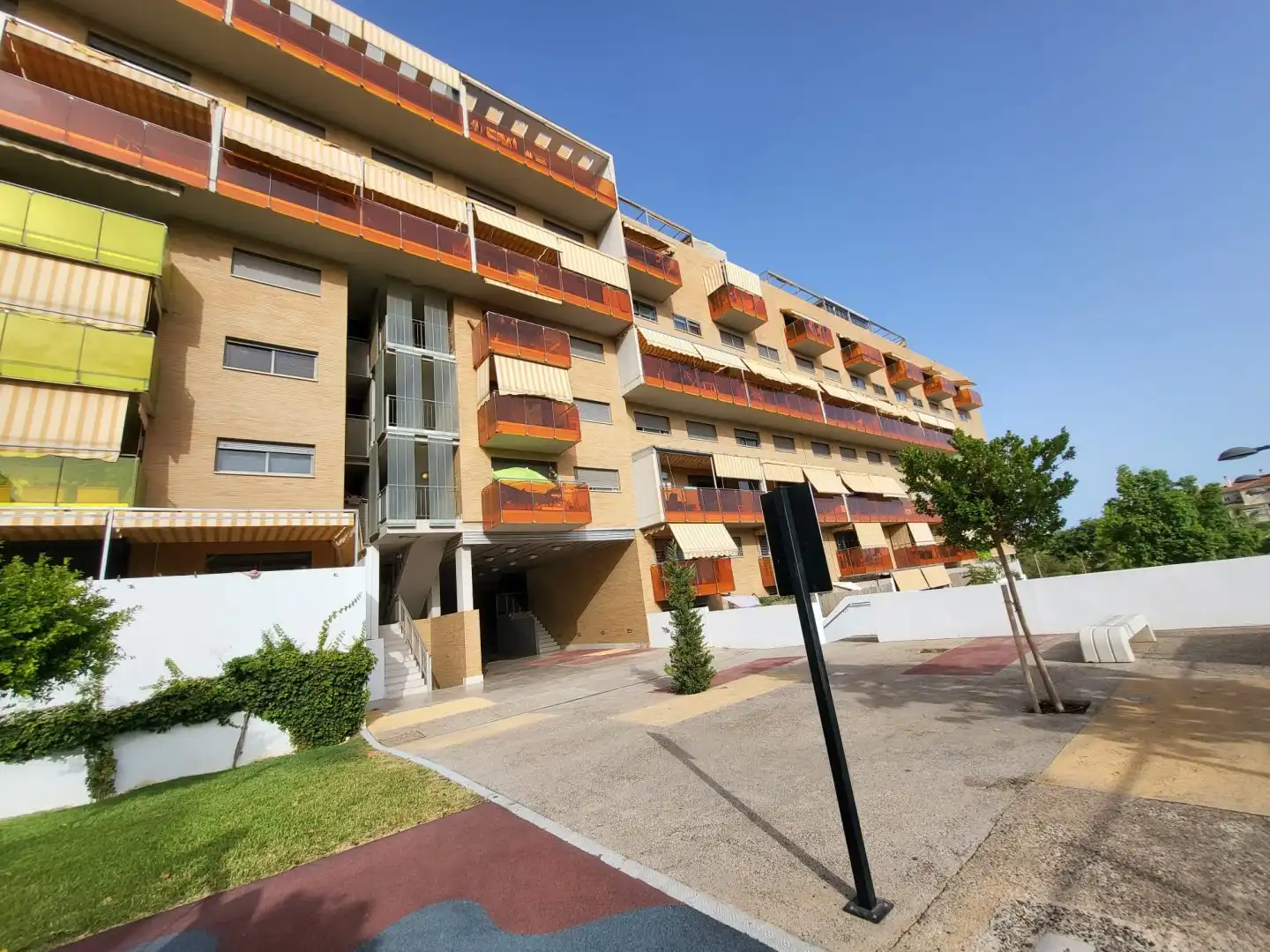 Vista exterior de Pis de lloguer en Málaga amb Aire condicionat, Terrassa i Piscina