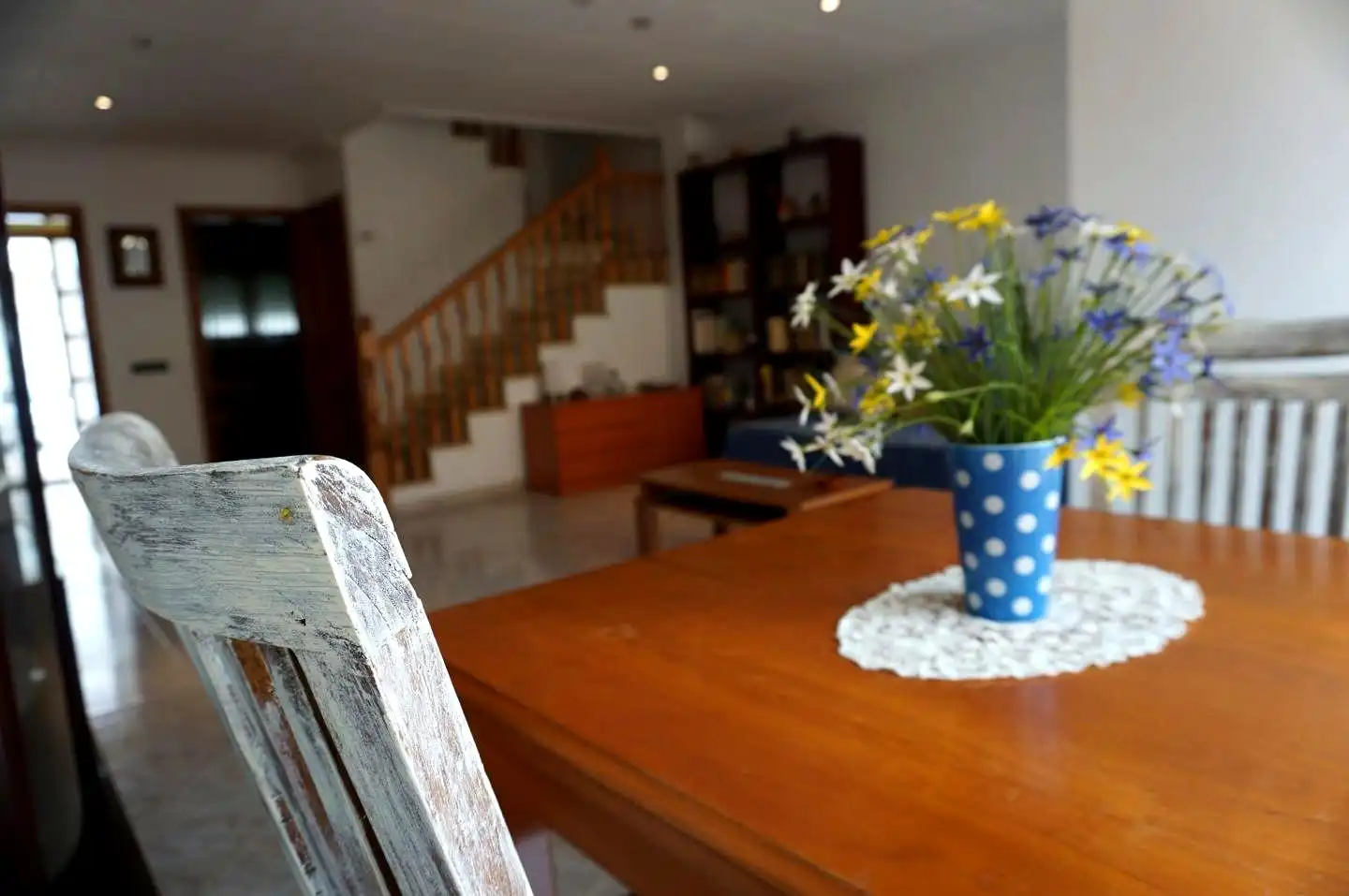 Comedor de Casa adosada en venta en Tordera con Aire acondicionado, Calefacción y Jardín privado