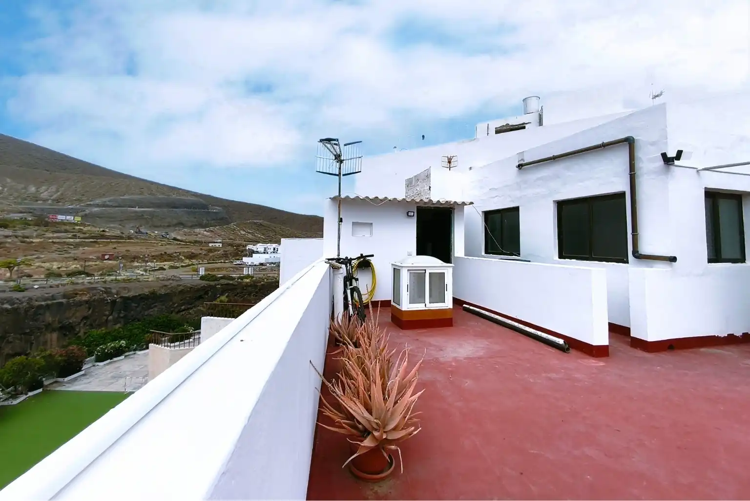 Terrace of Detached homes for sale in Agaete, Las Palmas