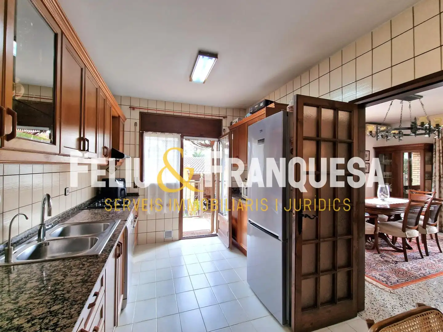 Kitchen of Houses for sale in Sant Cugat del Vallès  with Heating, Private garden and Terrace