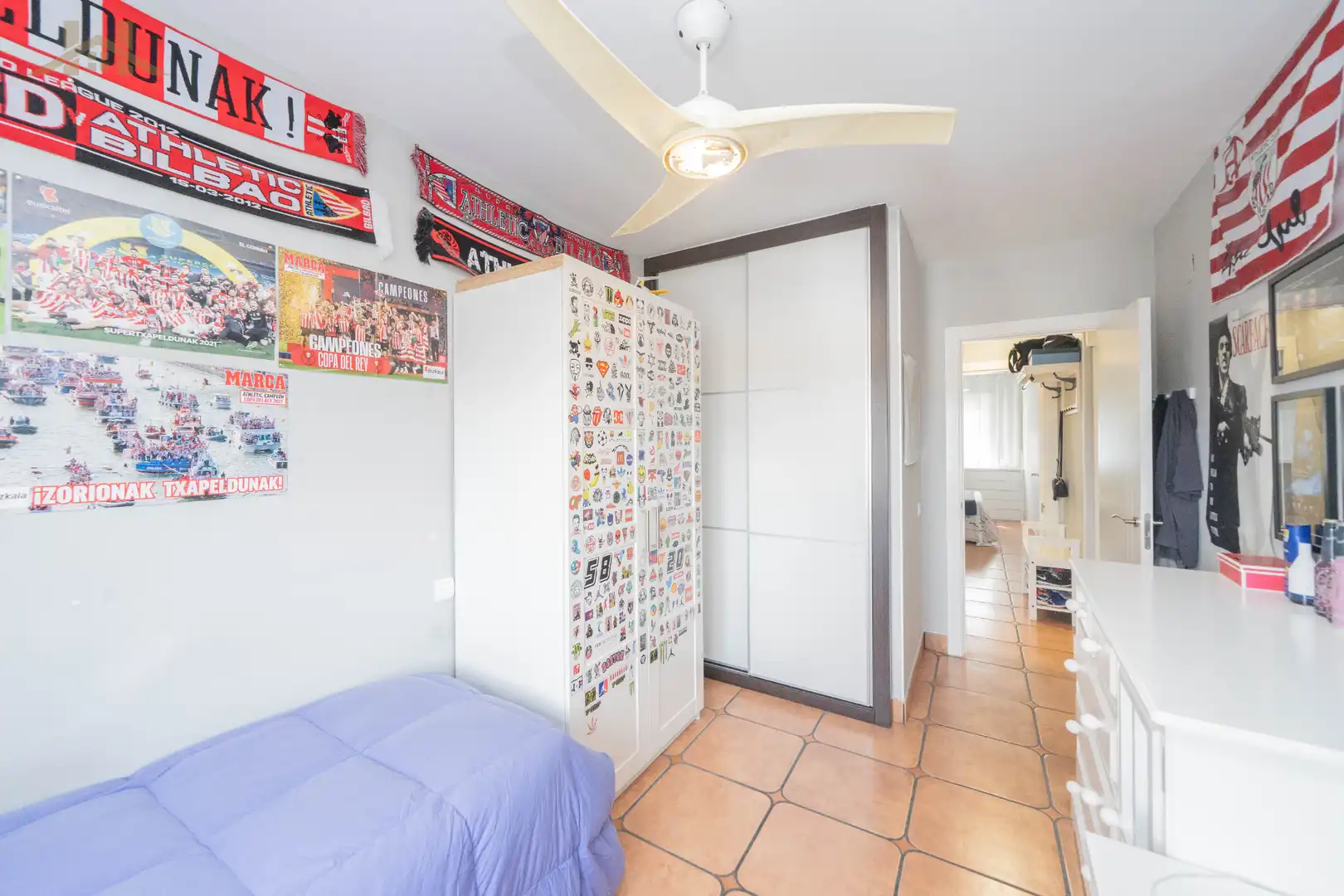 Schlafzimmer von Wohnung zum Verkauf in Galapagar mit Klimaanlage, Heizung und Balkon