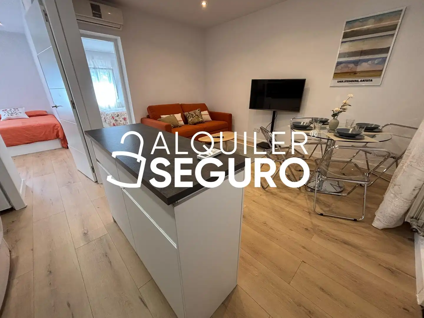 Außenansicht von Wohnung zur Miete in Madrid mit Klimaanlage, Heizung und Möbliert