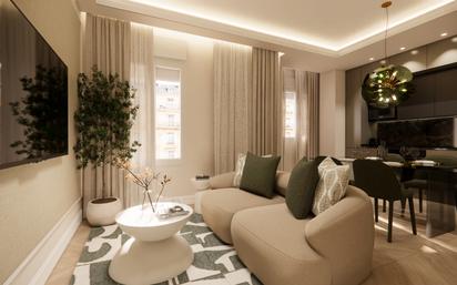 Living room of Flat for sale in  Madrid Capital  with Air Conditioner, Heating and Parquet flooring