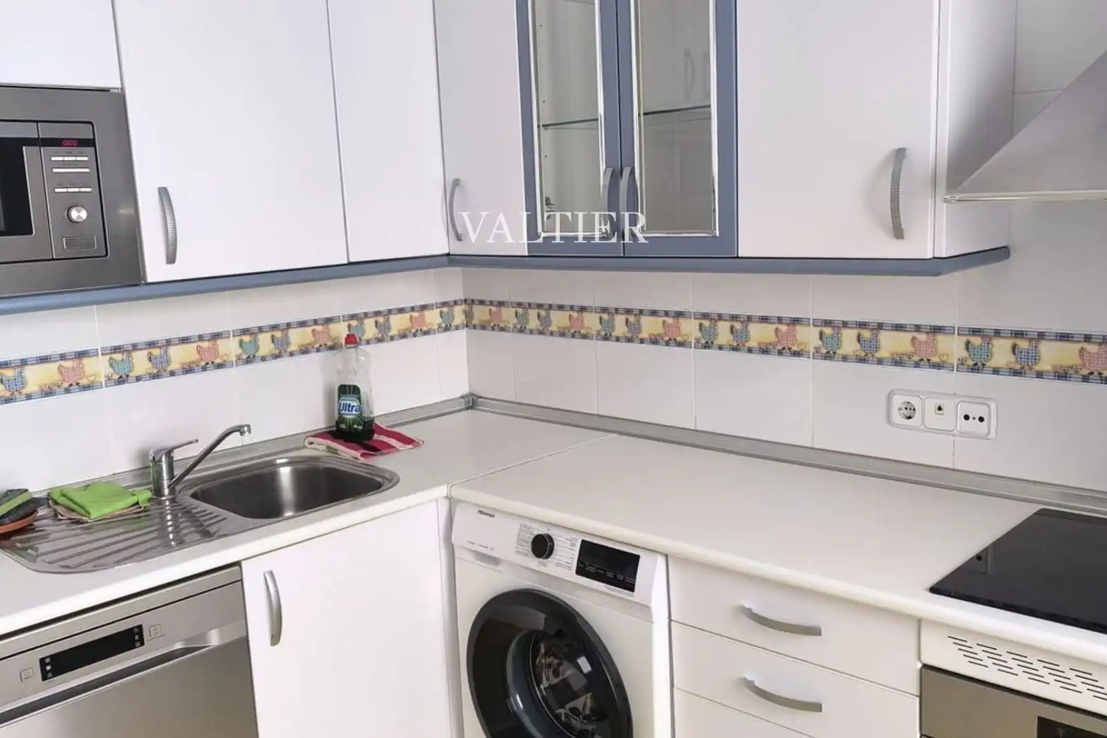 Cocina de Piso de alquiler en Madrid con Aire acondicionado y Terraza