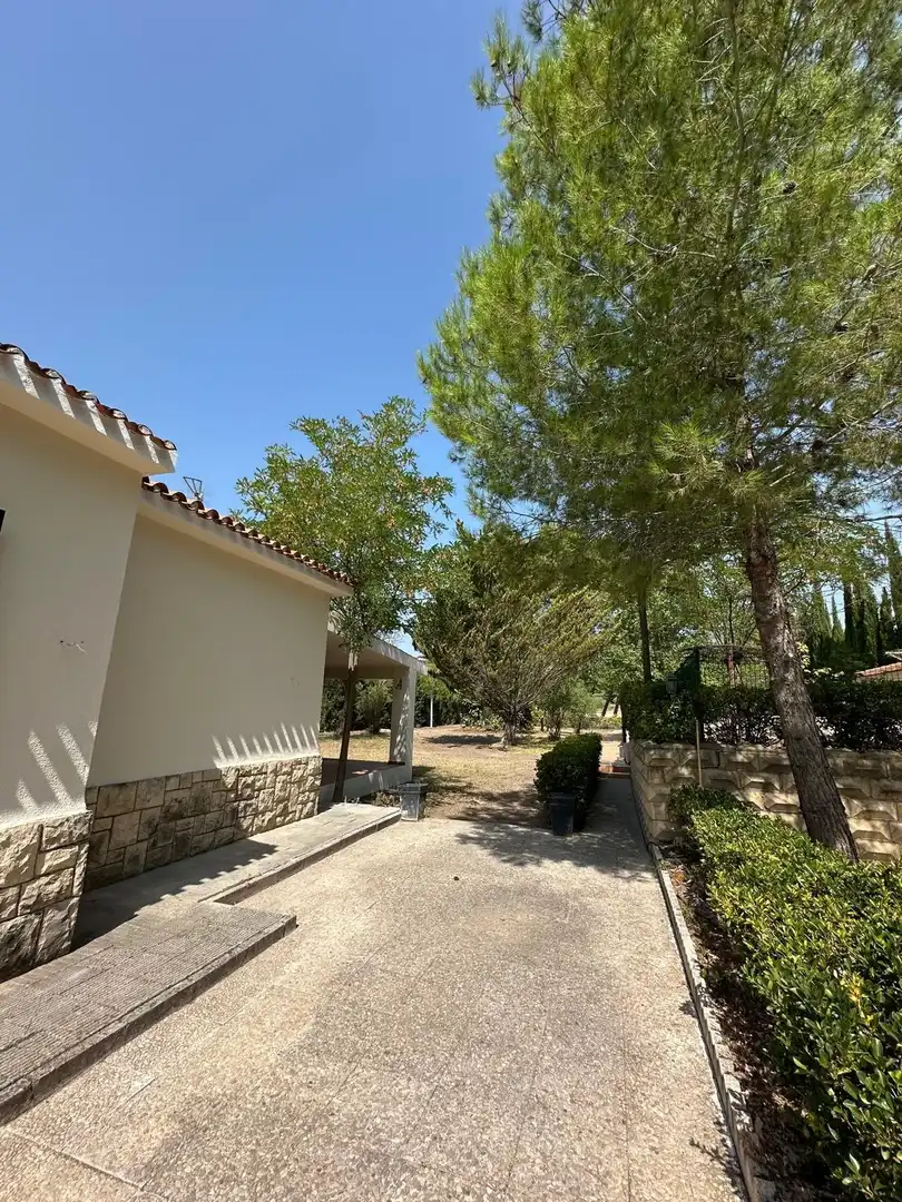Exterior view of Houses for sale in Muro de Alcoy  with Heating, Swimming Pool and Furnished