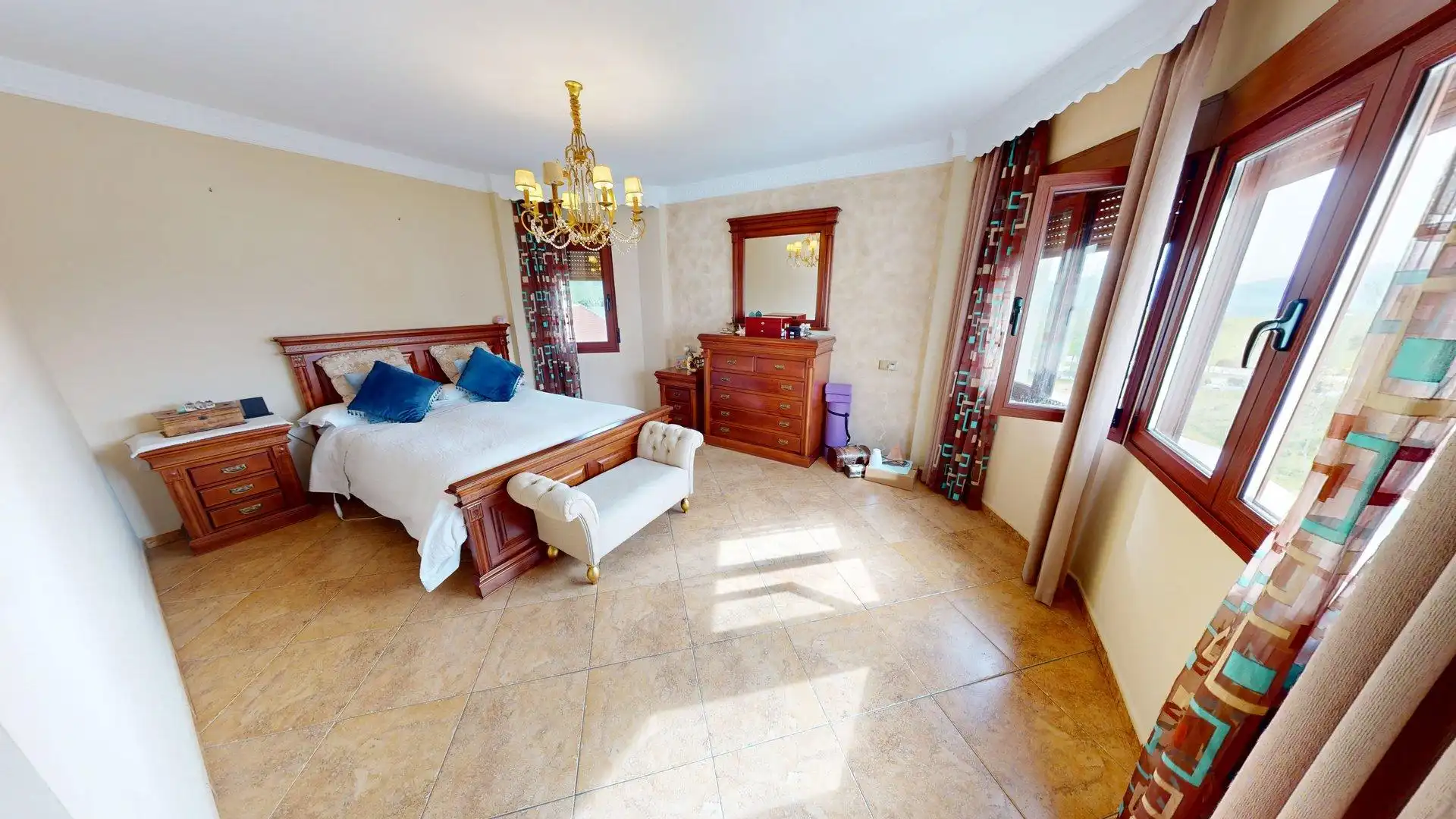 Bedroom of Houses for sale in Colmenar  with Air Conditioner, Heating and Private garden