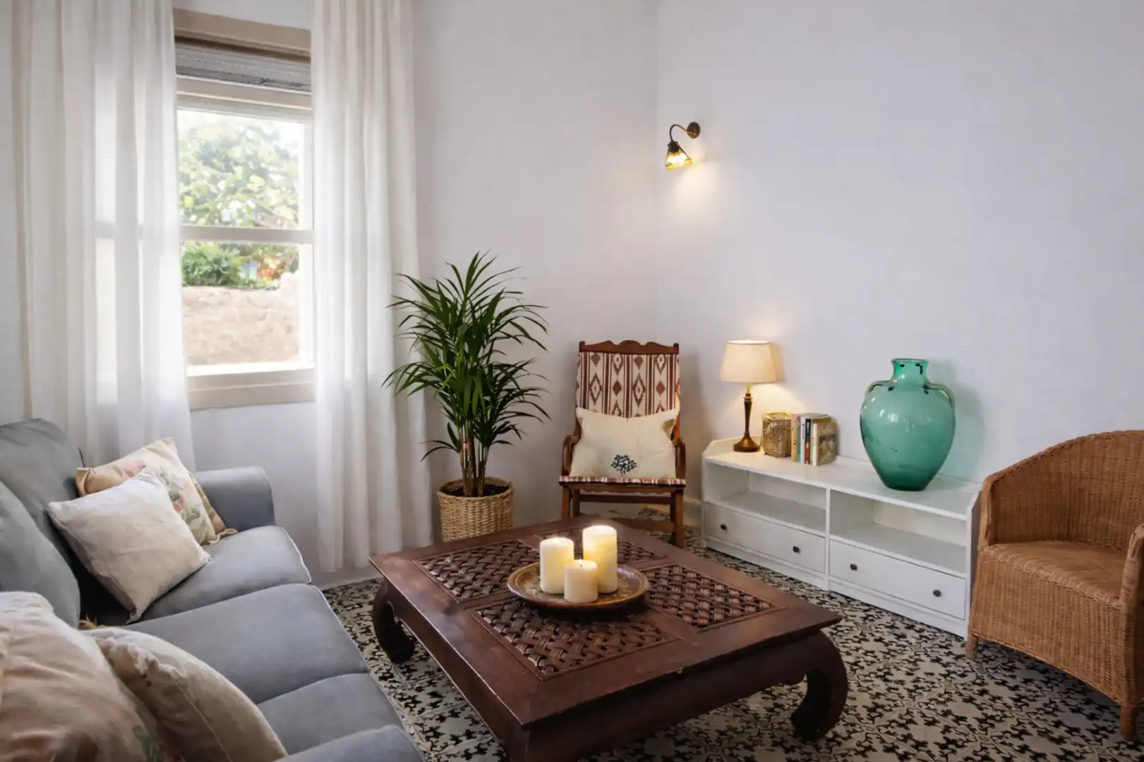 Sala de estar de Casa o chalet de alquiler en Santa Margalida con Terraza, Amueblado y Horno
