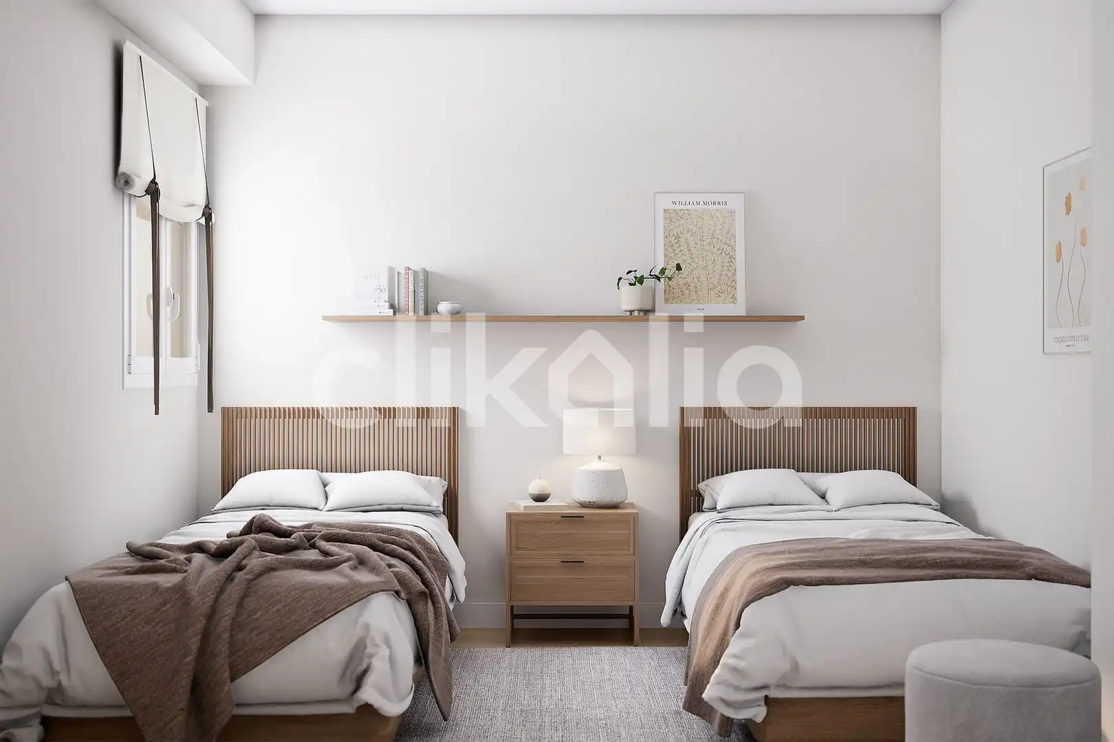 Bedroom of Flat for sale in Madrid  with Air Conditioner, Heating and Terrace