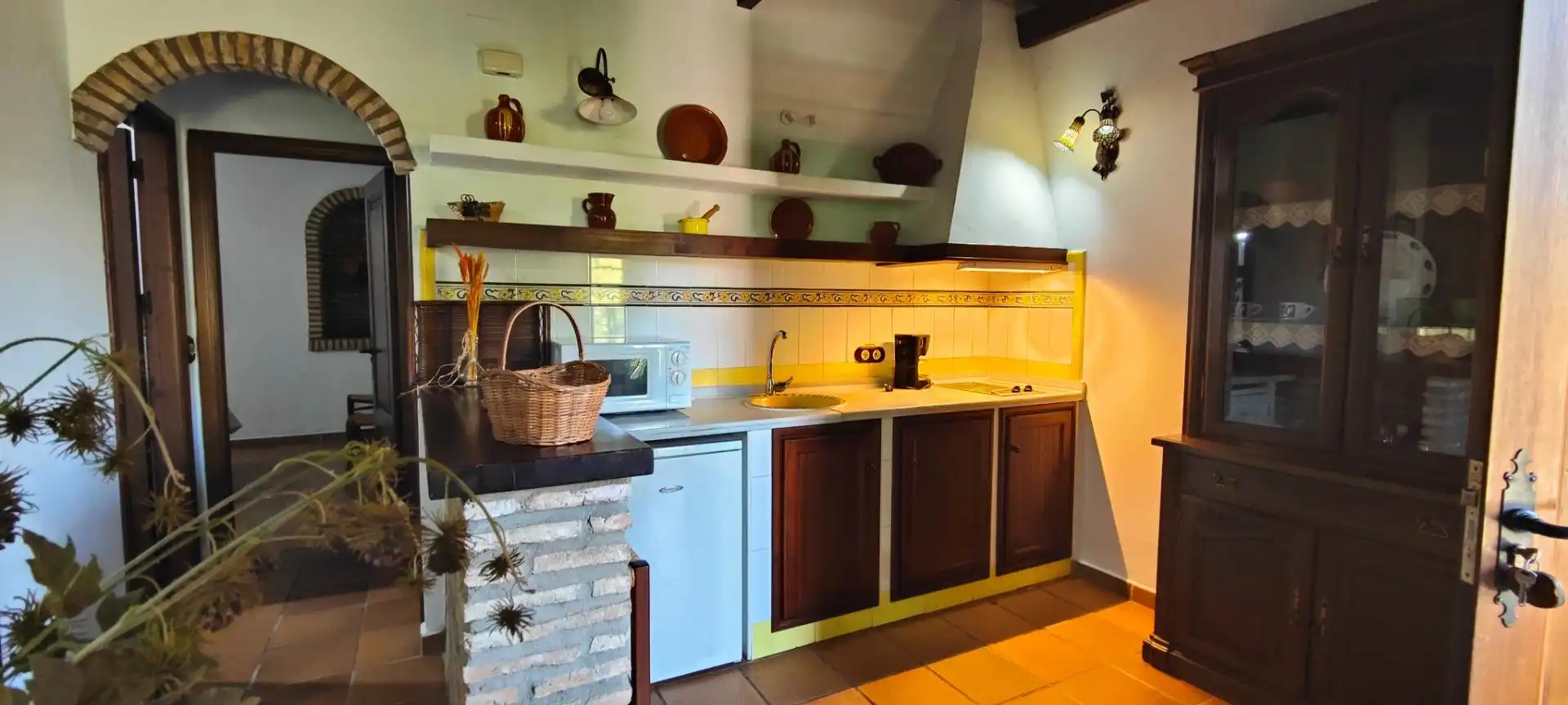 Cocina de Finca rústica en venta en La Lapa con Aire acondicionado, Jardín privado y Terraza
