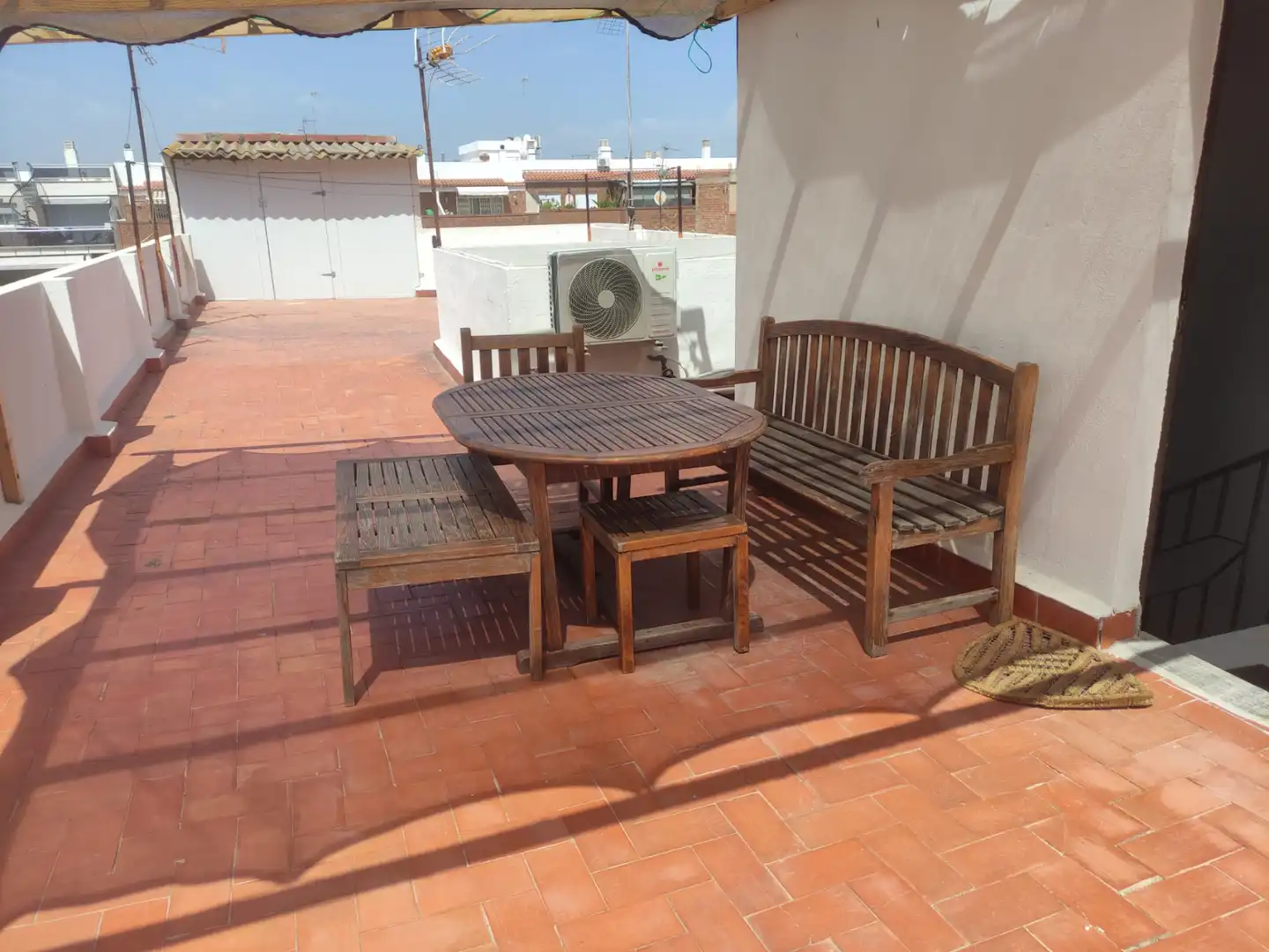 Terrasse von Wohnung zum Verkauf in Burriana / Borriana mit Klimaanlage, Möbliert und Ofen
