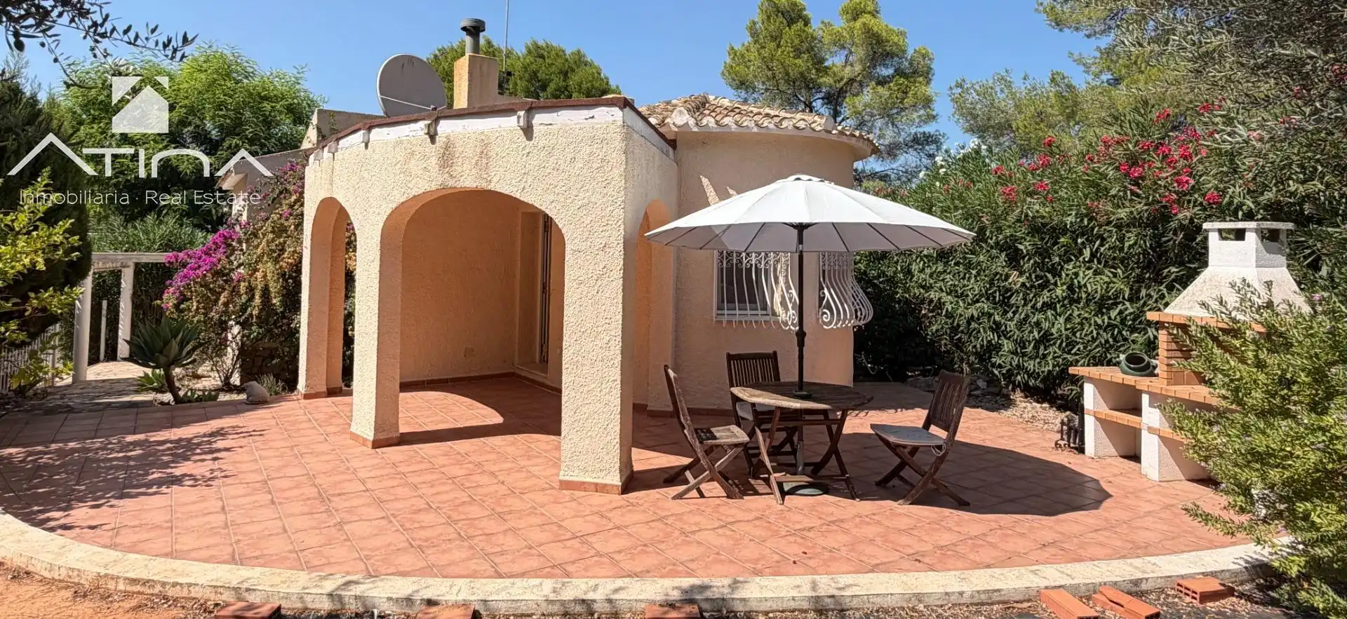 Terrassa de Casa o xalet en venda en Gata de Gorgos amb Aire condicionat, Calefacció i Jardí privat