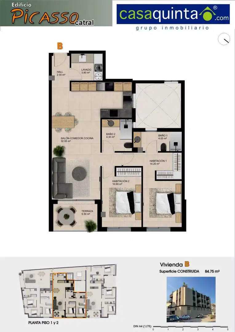 Flat for sale in Catral  with Heating and Swimming Pool