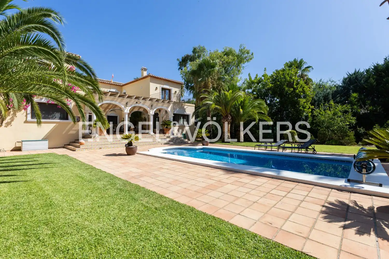 Exterior view of Houses for sale in Pedreguer  with Air Conditioner, Heating and Private garden