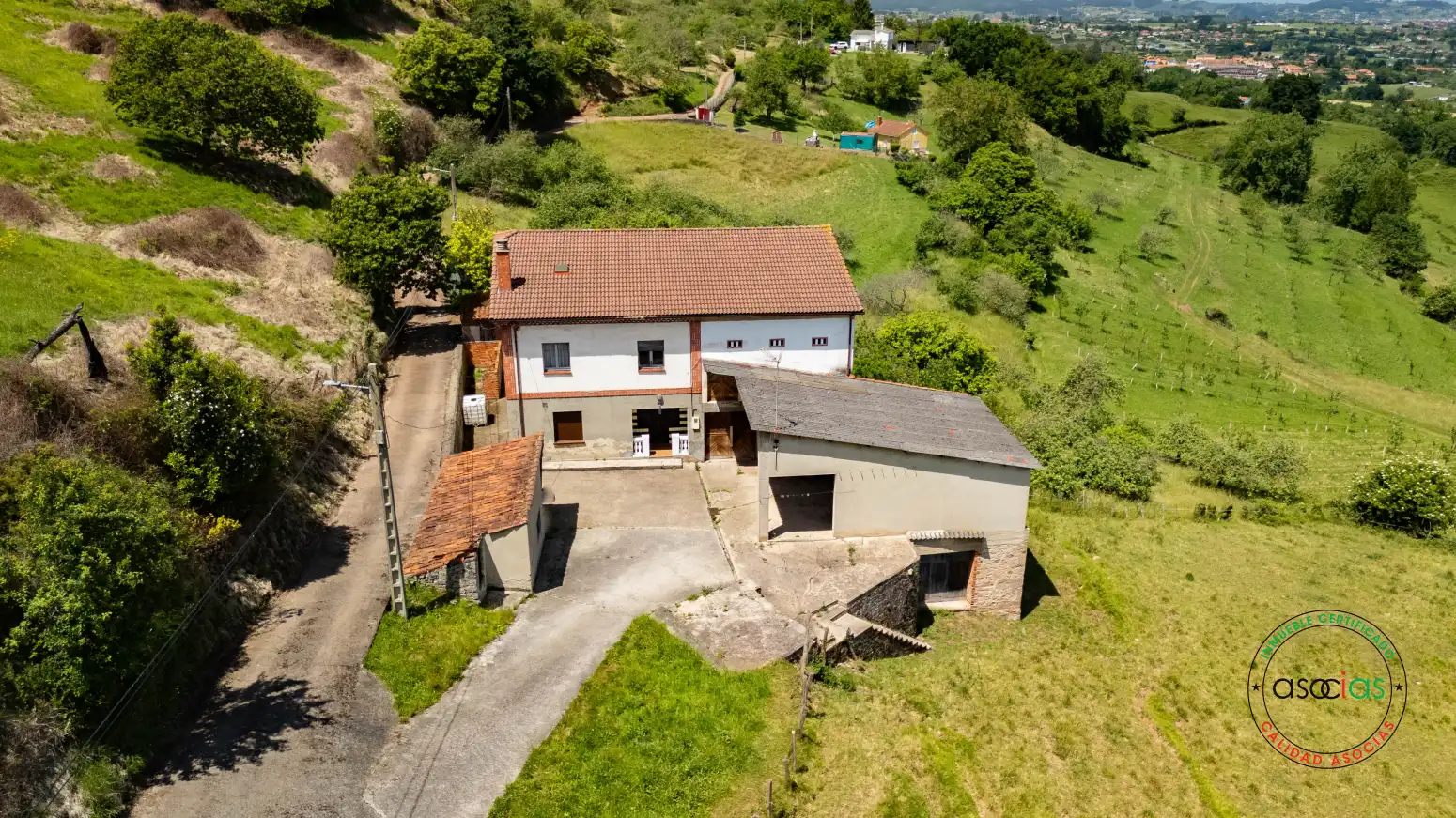 Vista exterior de Casa o chalet en venta en Gijón 