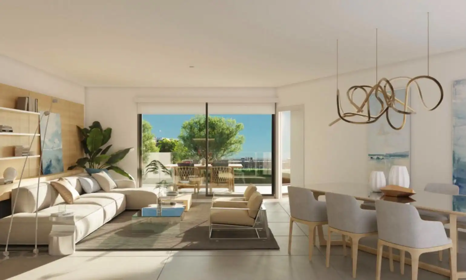 Sala de estar de Planta baja en venta en  Palma de Mallorca con Jardín privado, Trastero y Piscina comunitaria