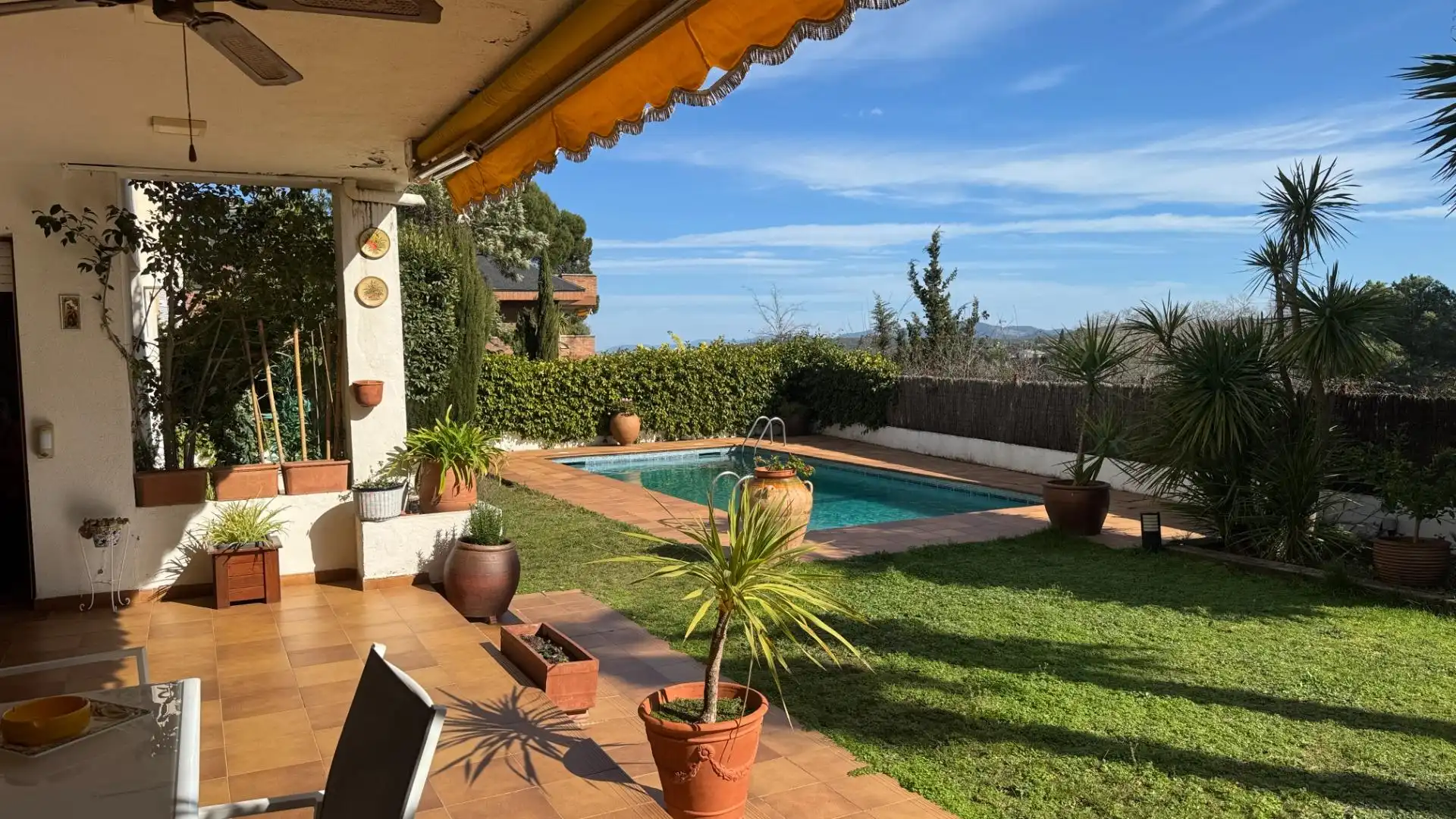 Garden of Houses for sale in Sant Cugat del Vallès  with Heating, Private garden and Parquet flooring
