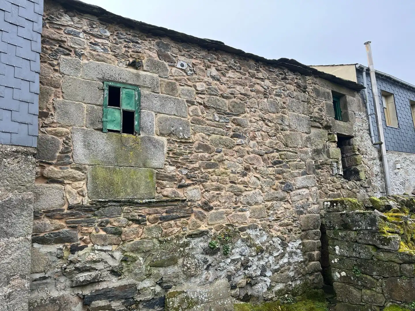 Vista exterior de Casa o xalet en venda en A Gudiña  amb Jardí privat