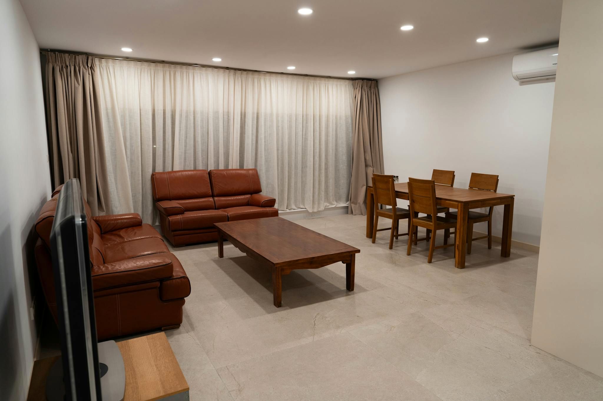 Living room of Flat to rent in  Barcelona Capital  with Air Conditioner, Heating and Furnished