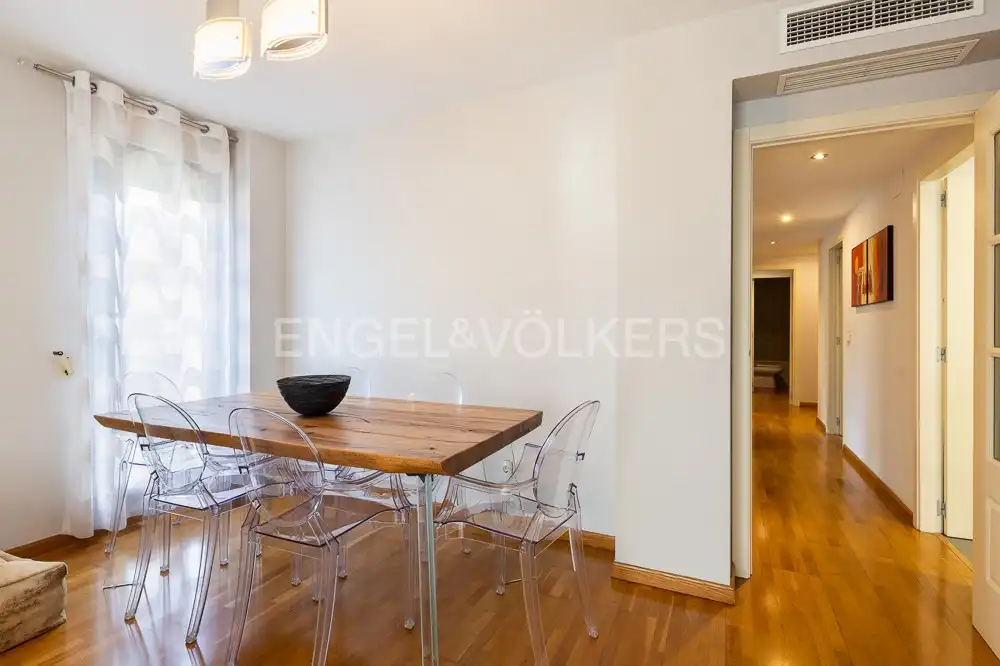 Comedor de Piso de alquiler en Valencia con Aire acondicionado, Calefacción y Parquet