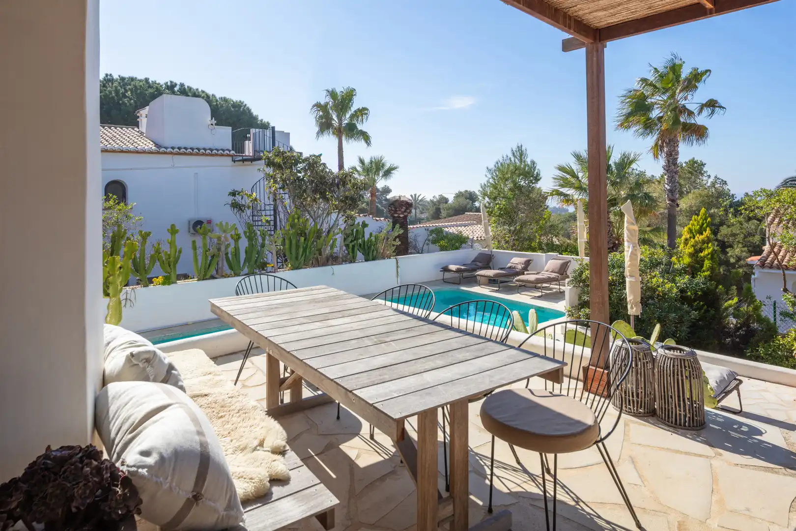 Terrace of Houses for sale in Jávea / Xàbia  with Air Conditioner, Heating and Private garden