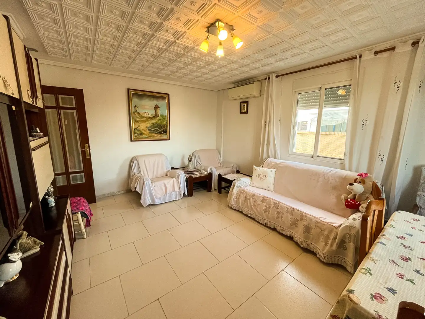 Wohnzimmer von Wohnung zum Verkauf in Sagunto / Sagunt mit Klimaanlage, Heizung und Möbliert