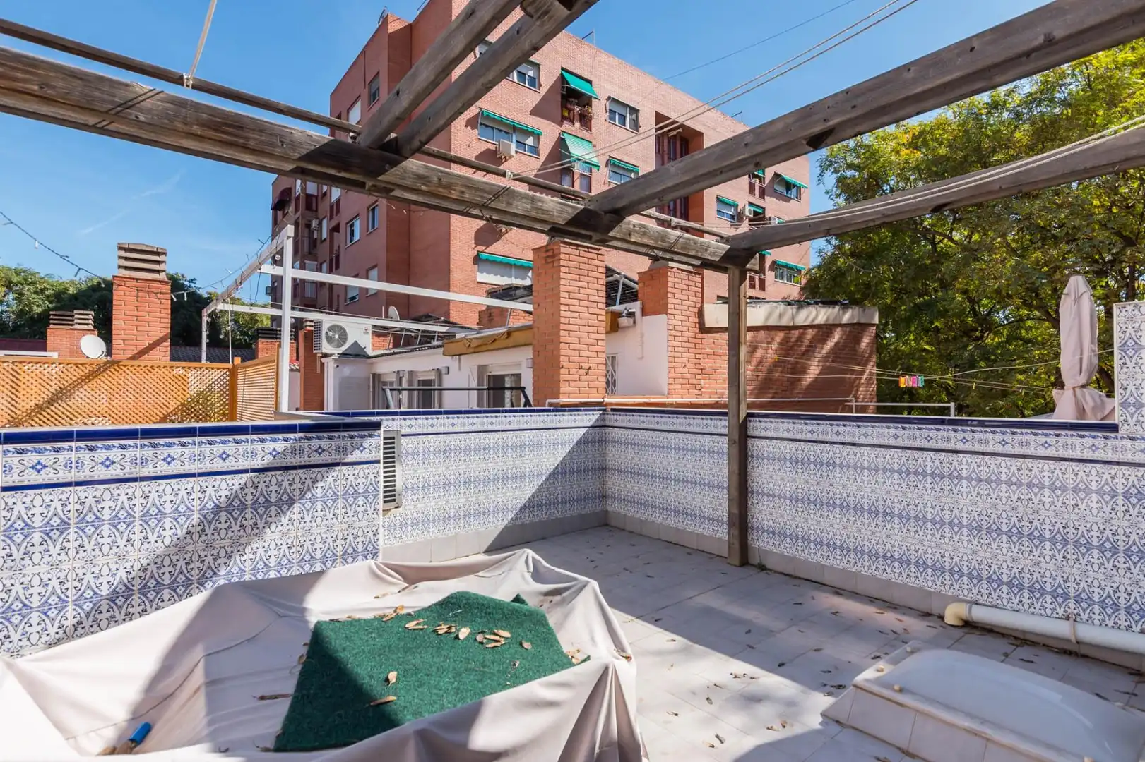 Terrassa de Casa adosada de lloguer en Murcia amb Calefacció, Parquet i Terrassa