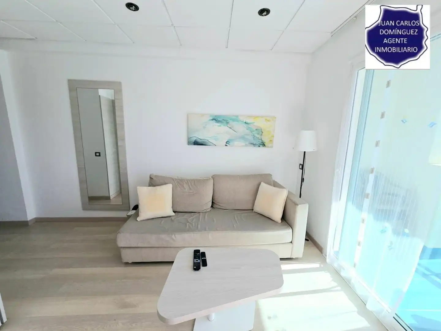 Sala de estar de Apartamento de alquiler en Mogán con Aire acondicionado, Terraza y Amueblado