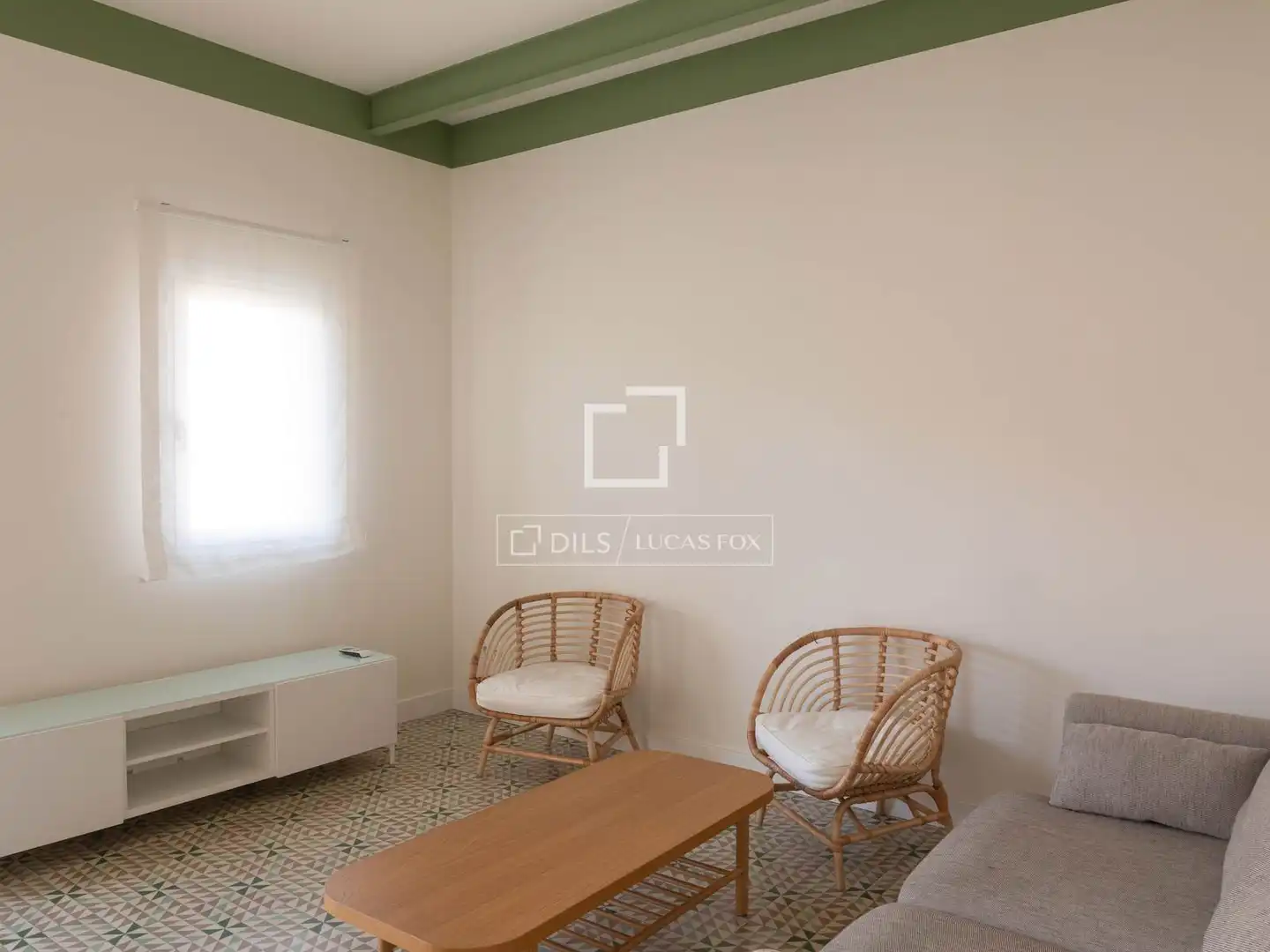 Sala d'estar de Pis de lloguer en  Palma de Mallorca amb Aire condicionat, Calefacció i Moblat