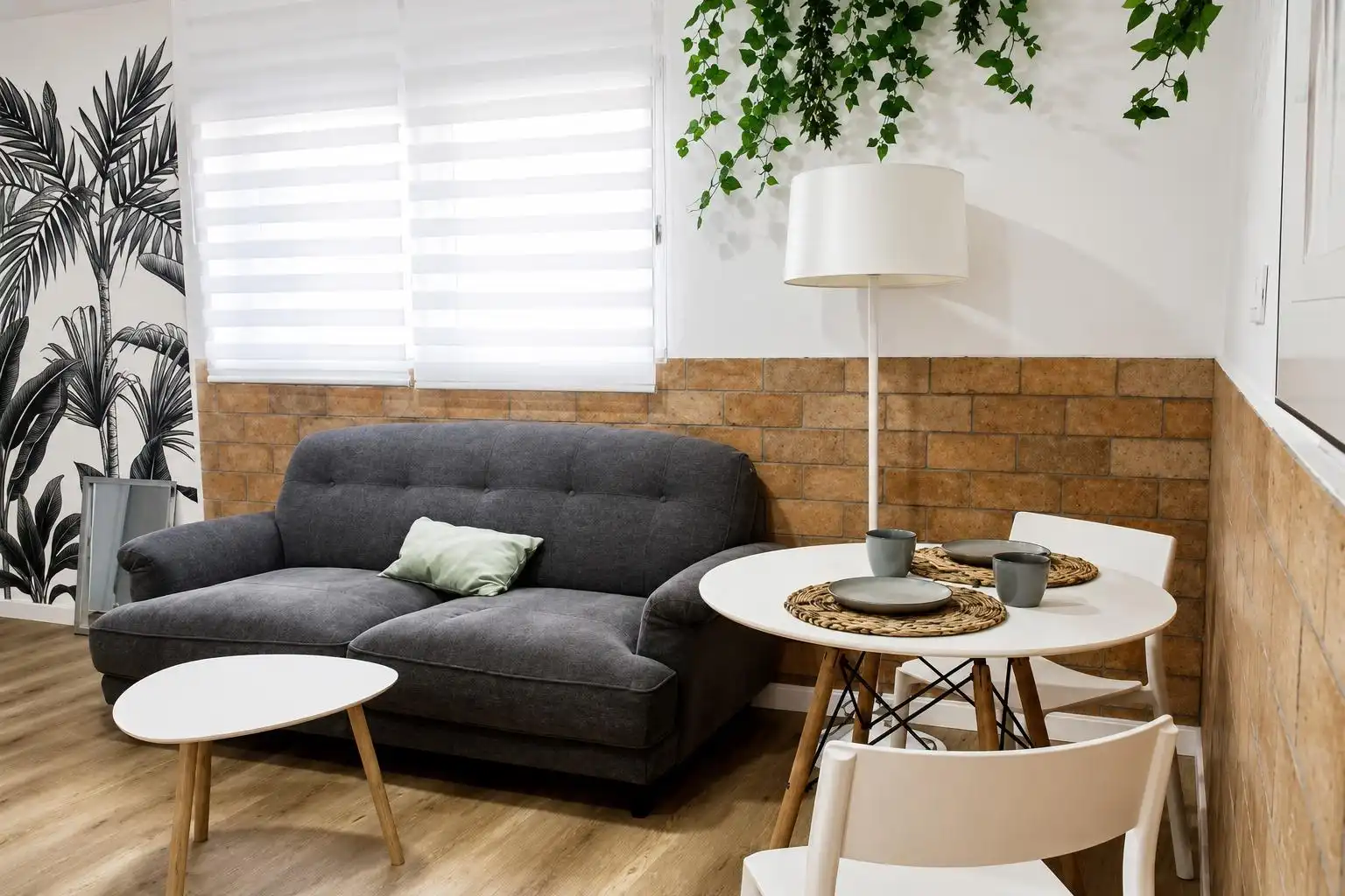 Sala d'estar de Apartament en venda en Jerez de la Frontera amb Parquet i Moblat