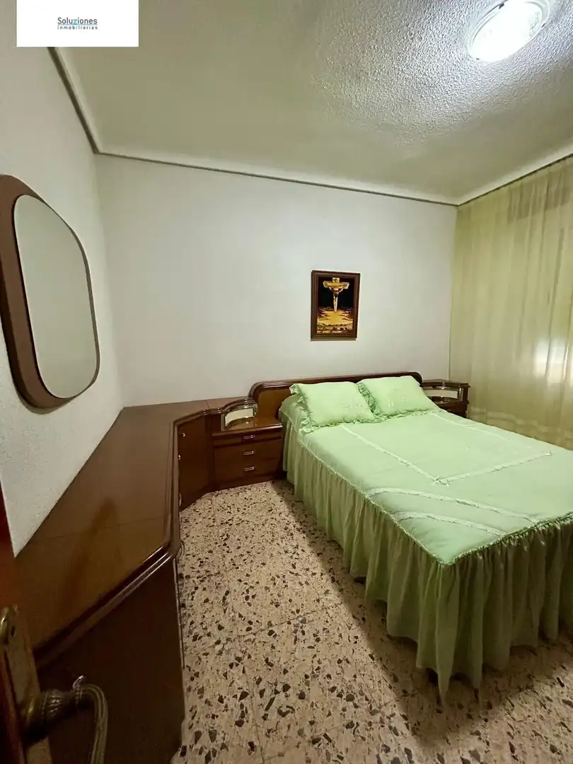 Bedroom of Flat for sale in Albacete  with Air Conditioner, Heating and Balcony