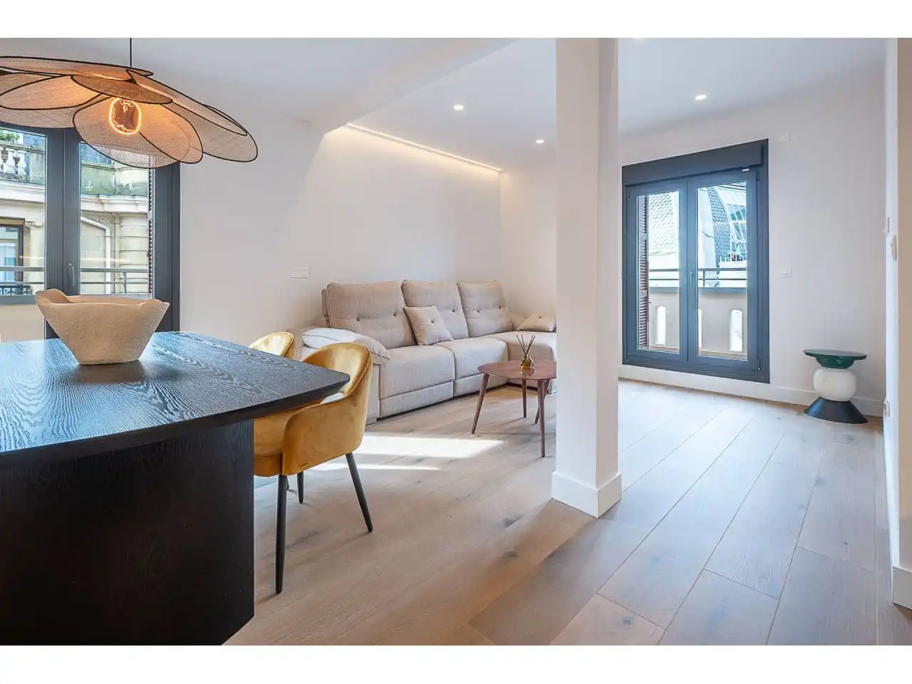 Sala de estar de Piso en venta en Donostia - San Sebastián  con Calefacción, Terraza y Trastero