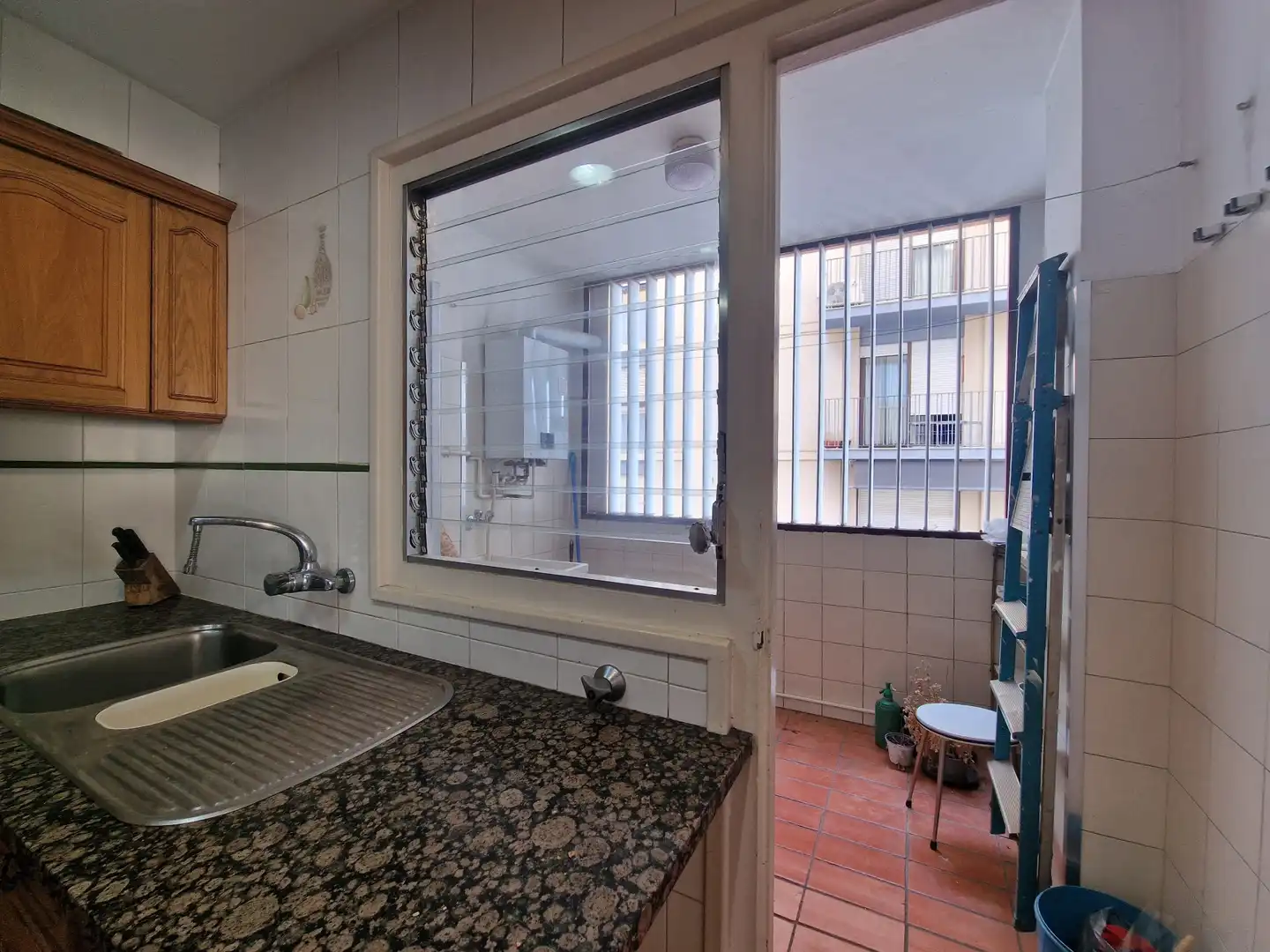 Kitchen of Flat for sale in Girona  with Heating, Storage room and Balcony