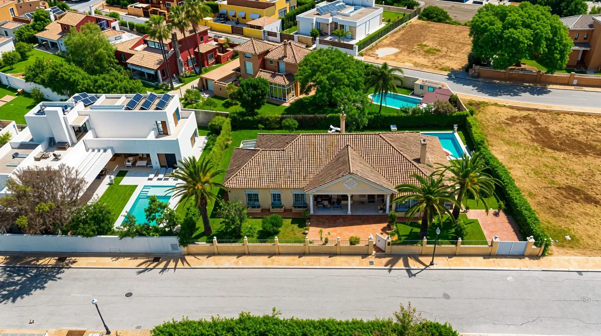 Vista exterior de Casa o xalet en venda en Chiclana de la Frontera amb Aire condicionat, Calefacció i Jardí privat