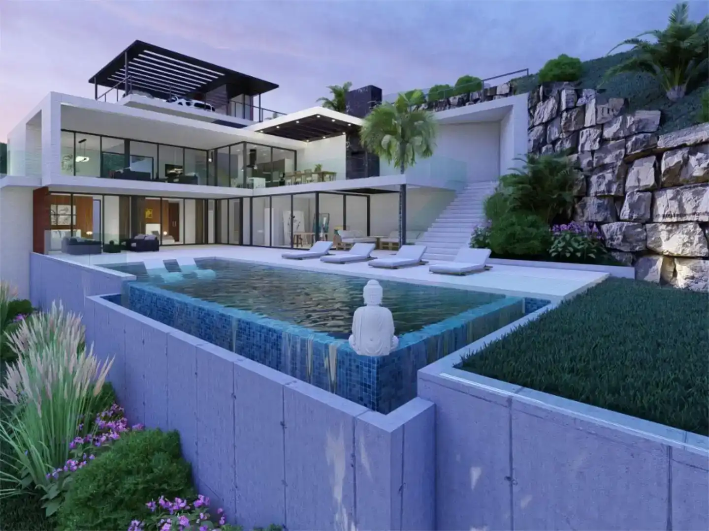 Piscina de Residencial en venda en Marbella