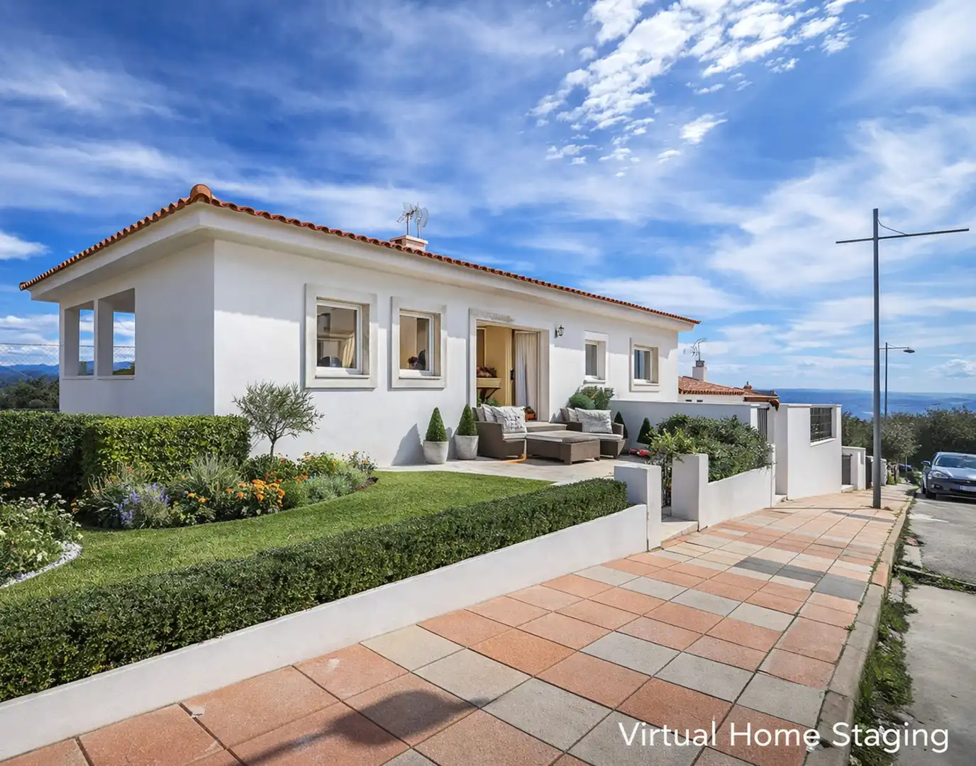 Terraza de Casa adosada en venta en Manilva con Jardín privado y Terraza
