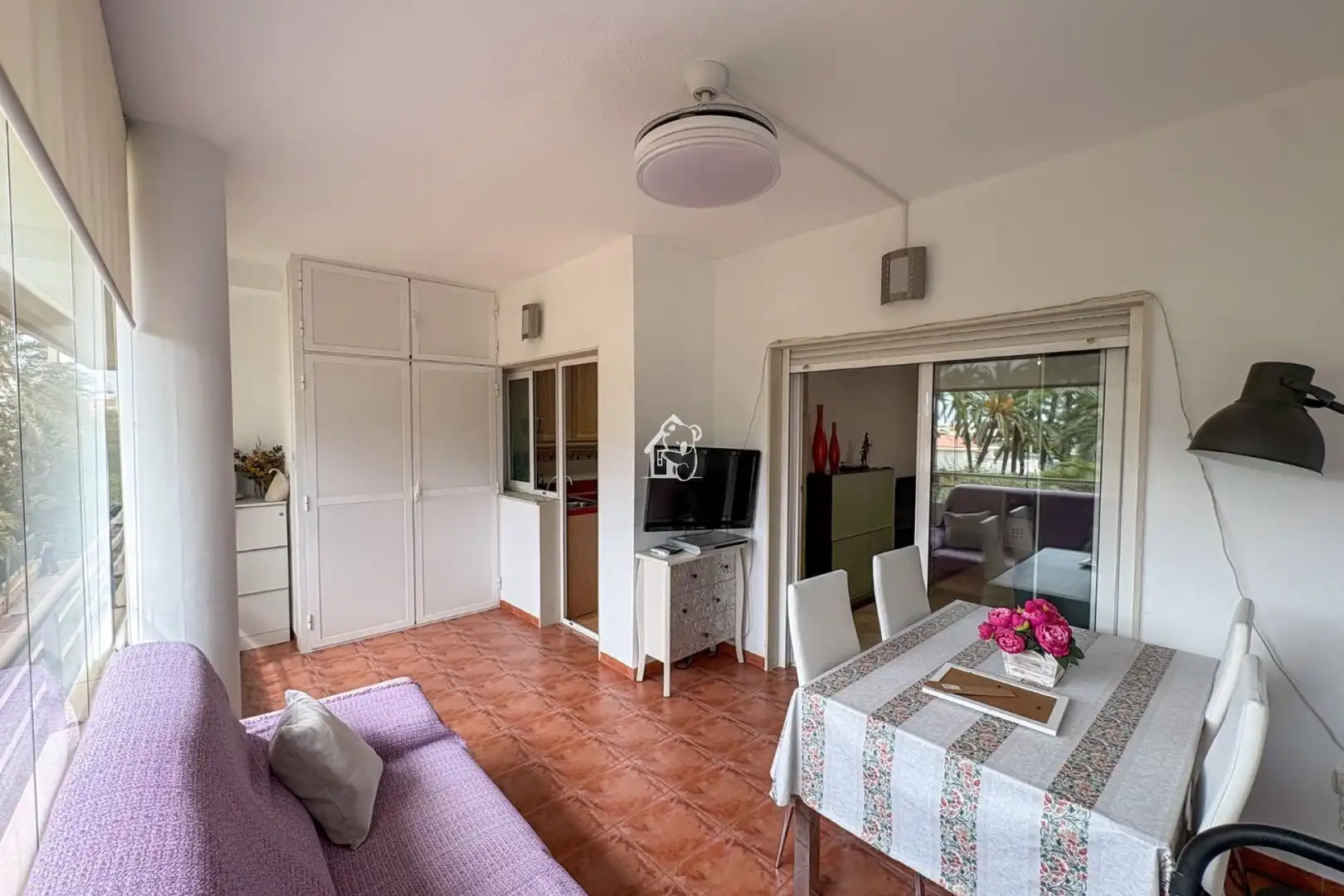 Sala de estar de Apartamento en venta en Elche / Elx con Aire acondicionado, Terraza y Amueblado
