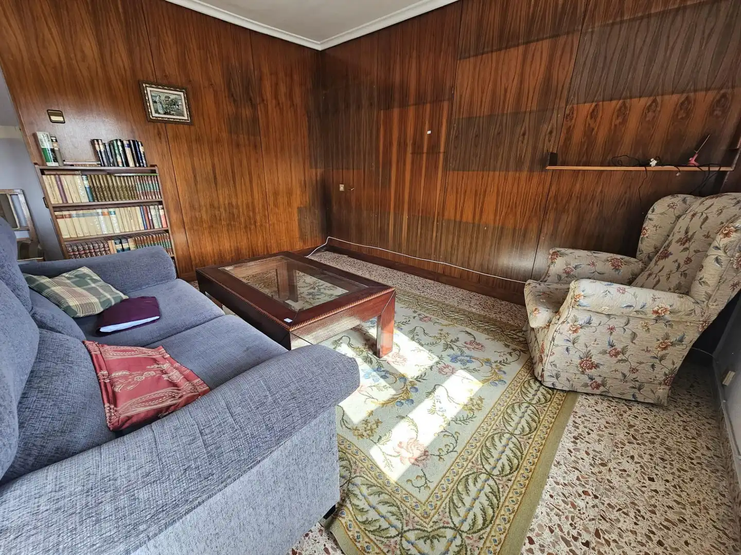 Living room of Flat for sale in Valencia  with Furnished and Balcony