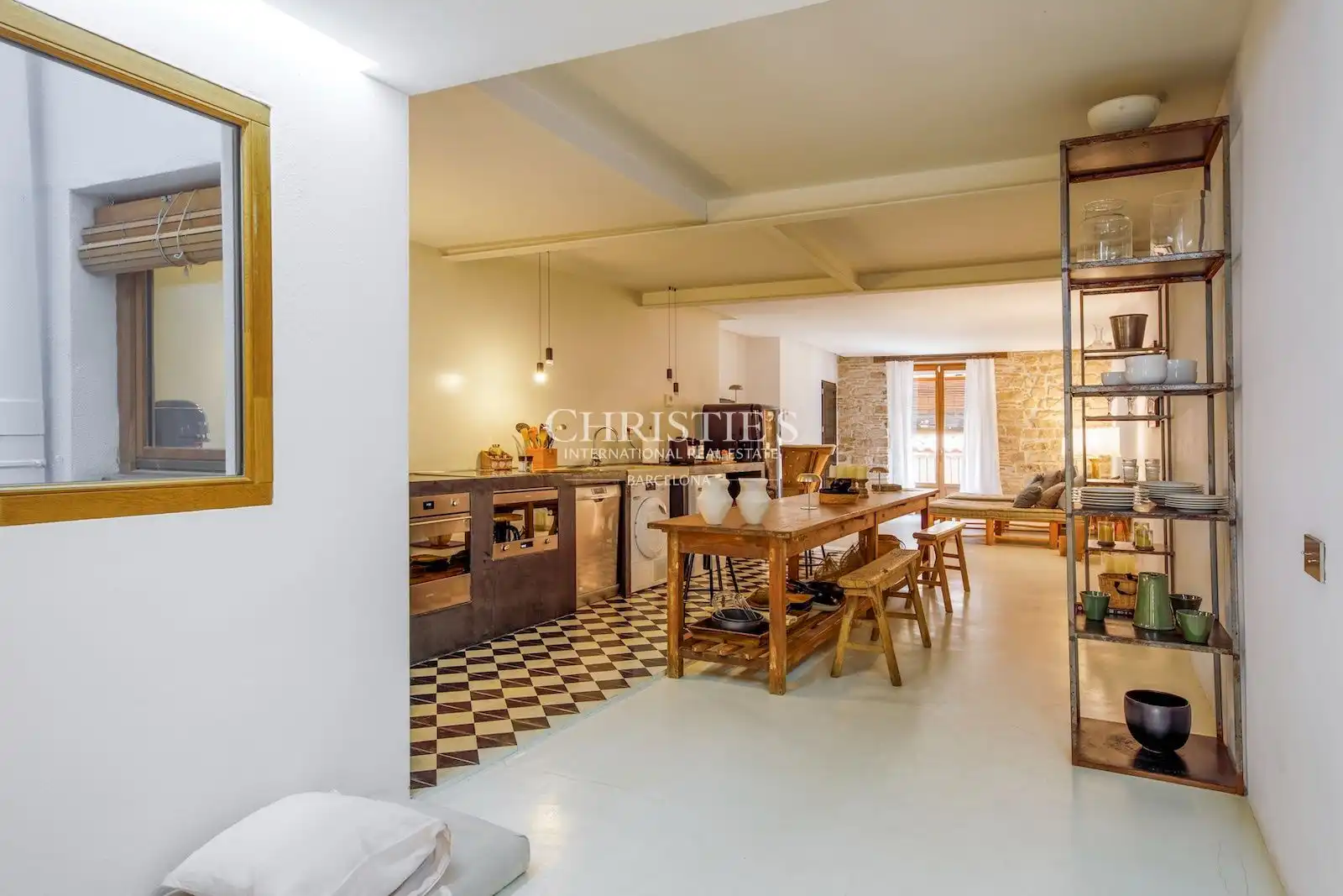 Cocina de Piso en venta en Barcelona con Terraza