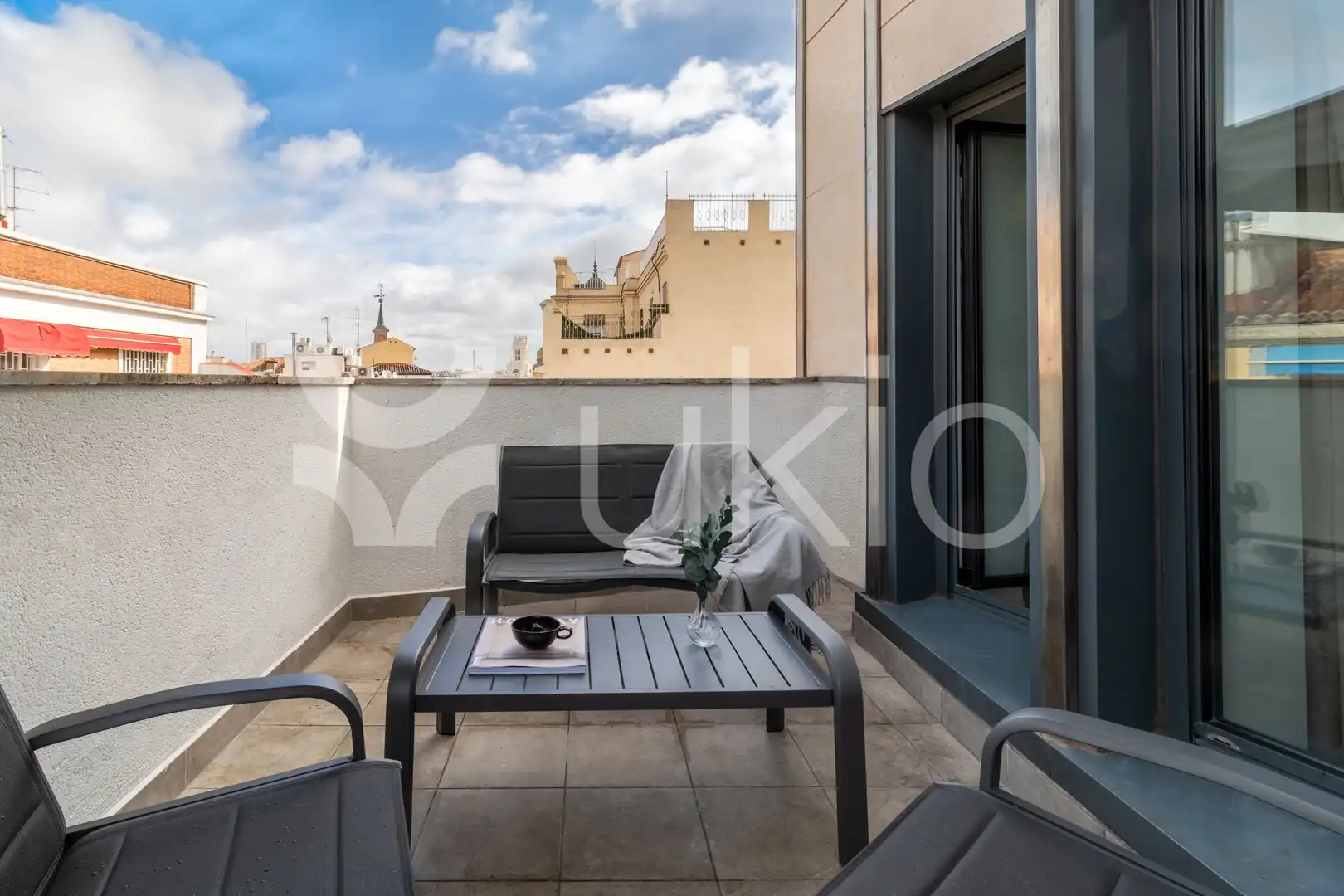 Terrasse von Wohnung zur Miete in Madrid mit Klimaanlage, Heizung und Terrasse