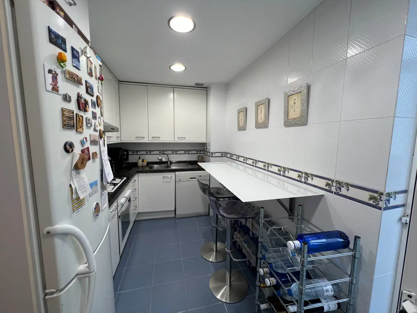 Küche von Wohnung zum Verkauf in Valencia mit Klimaanlage, Heizung und Parkett