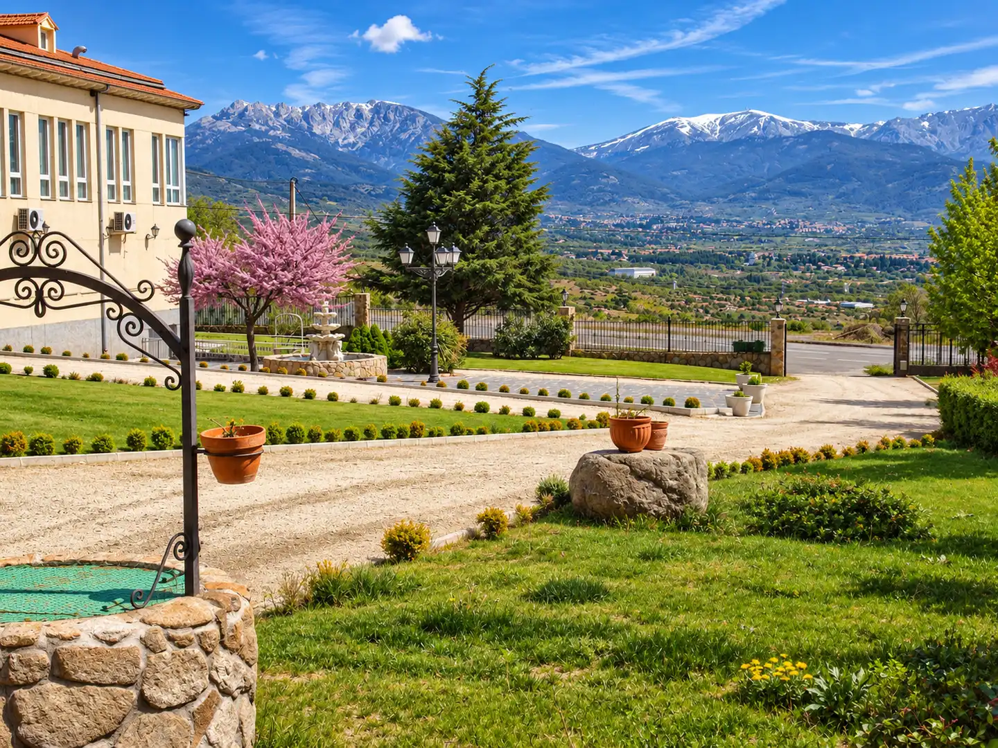 Garden of Buildings for sale in Guadarrama, Madrid