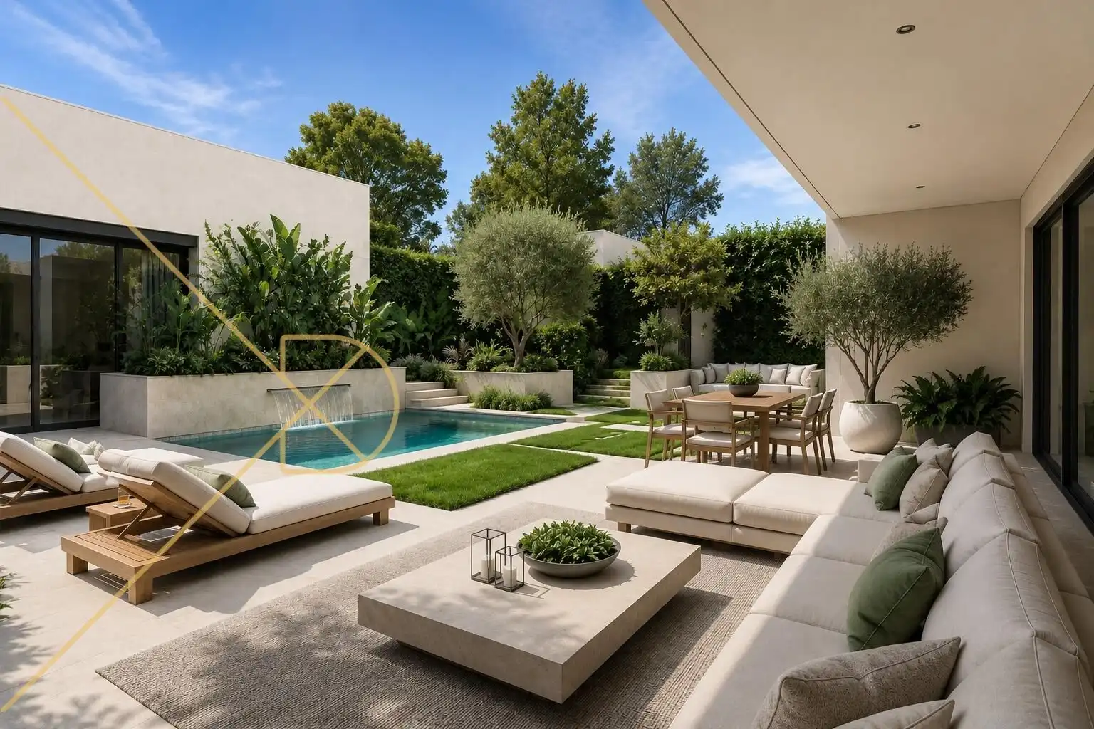 Terraza de Casa o chalet en venta en Esplugues de Llobregat con Aire acondicionado, Calefacción y Jardín privado
