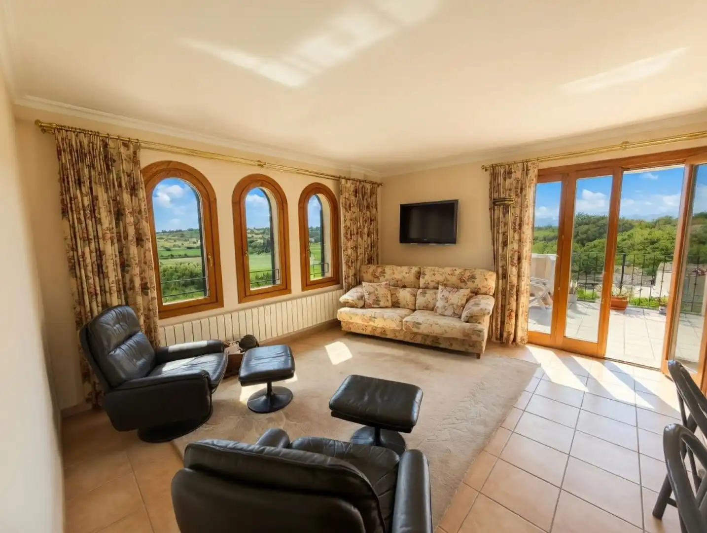 Sala d'estar de Àtic en venda en Santa Margalida amb Aire condicionat, Calefacció i Terrassa